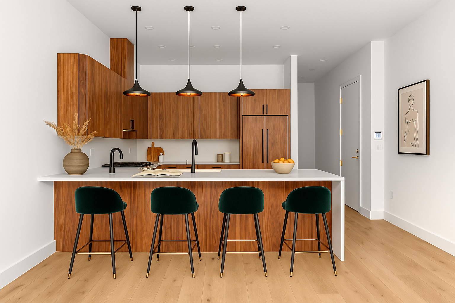 74 Carroll Street, Unit 2 Brooklyn, NY 11231 - Photo 3 of 13 a kitchen with a table and chairs in it