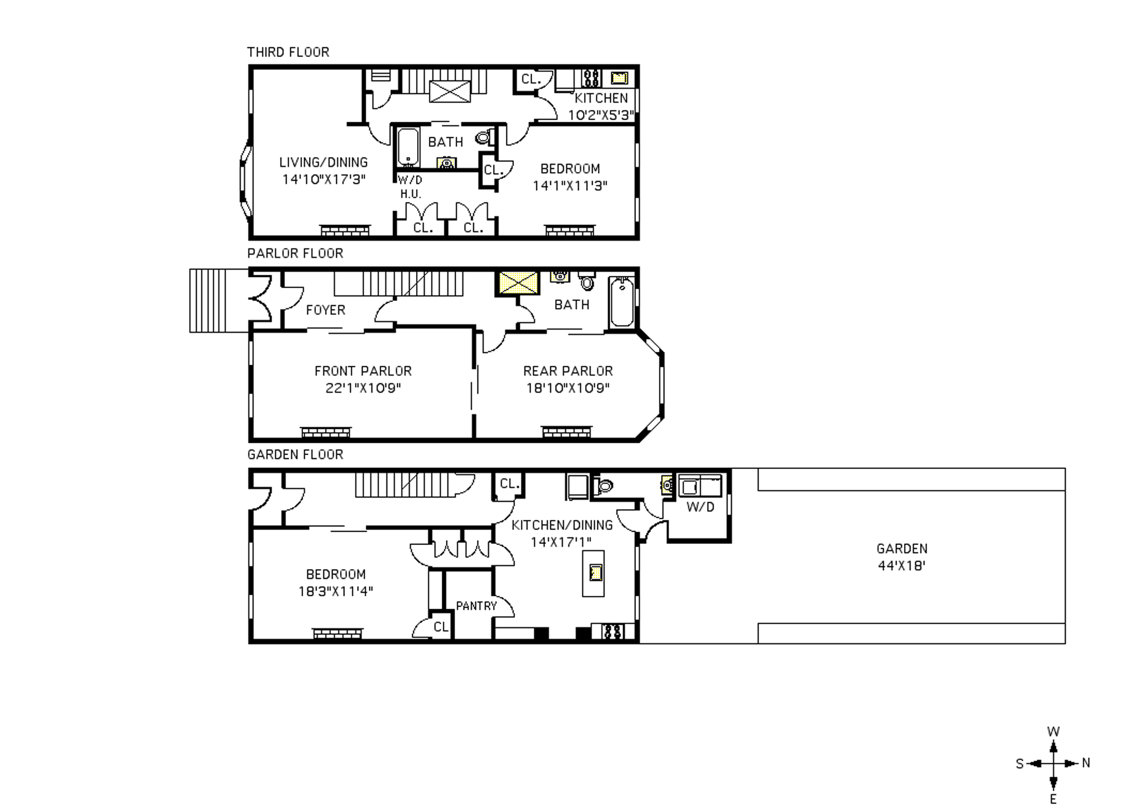 493 Decatur Street, Unit 1 Brooklyn, NY 11233 - Photo 26 of 26 a picture of a room with a white wall and sign