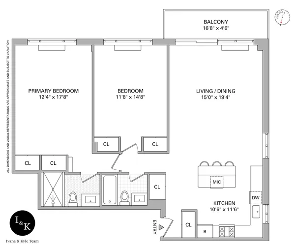 $2,400,000 | 63 Downing Street, Unit 8C | West Village