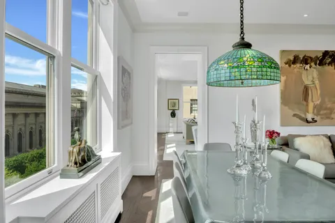 a view of a living room