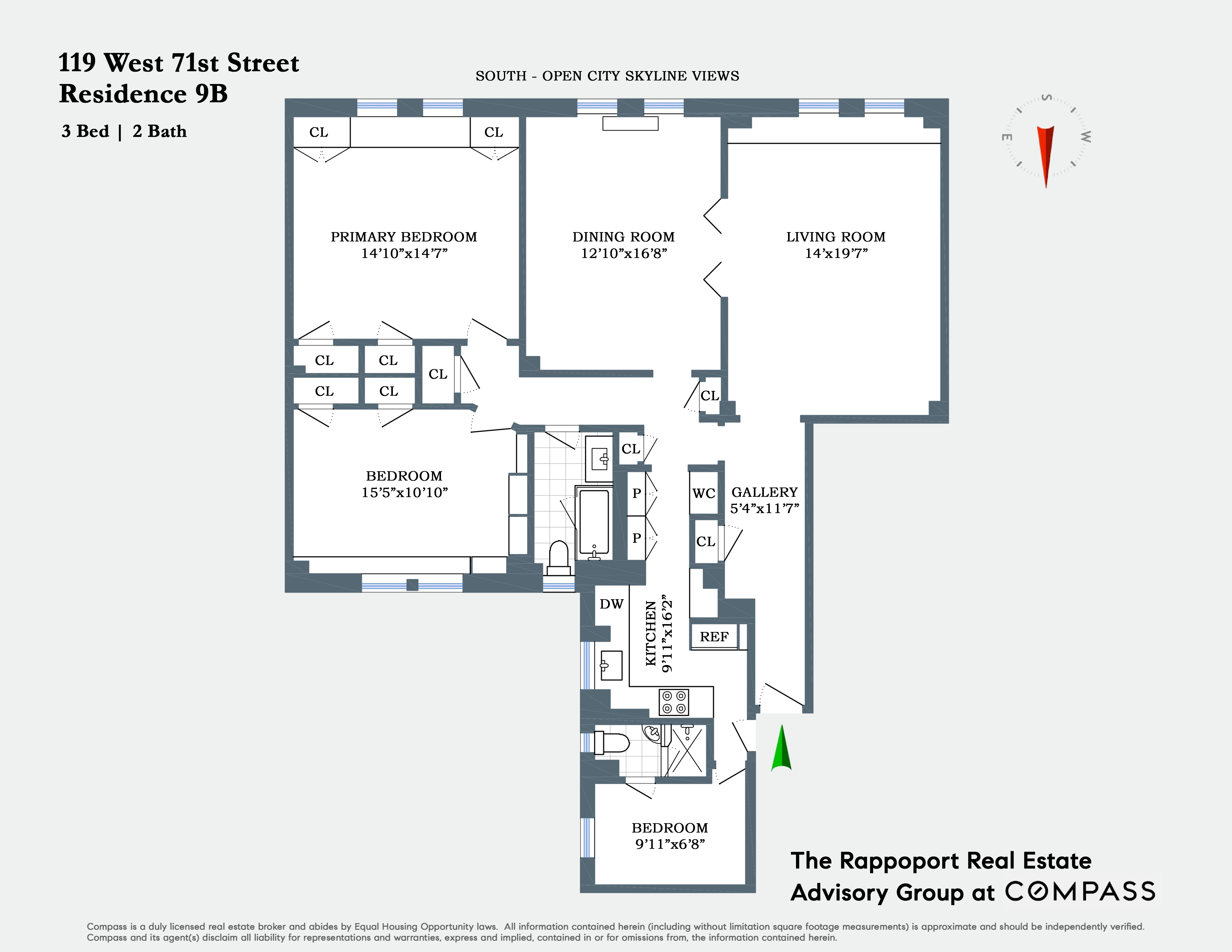 119 West 71st Street 9B Lincoln Square New York NY 10023