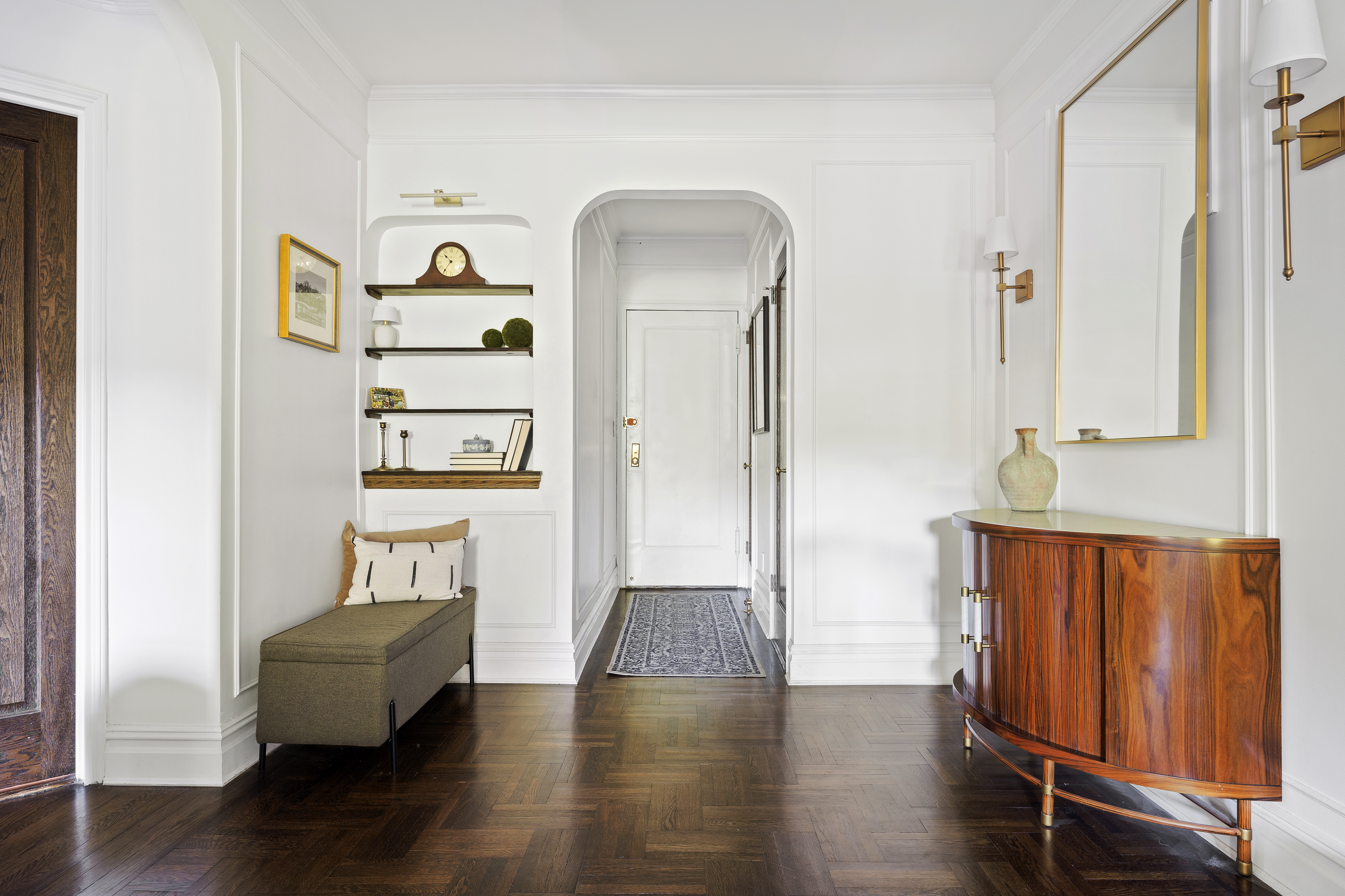 125 Ocean Avenue, Unit 2G Brooklyn, NY 11225 - Photo 10 of 16 a living room with furniture and wooden floor
