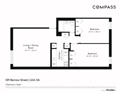 $999,999 | 129 Barrow Street, Unit 3A | West Village