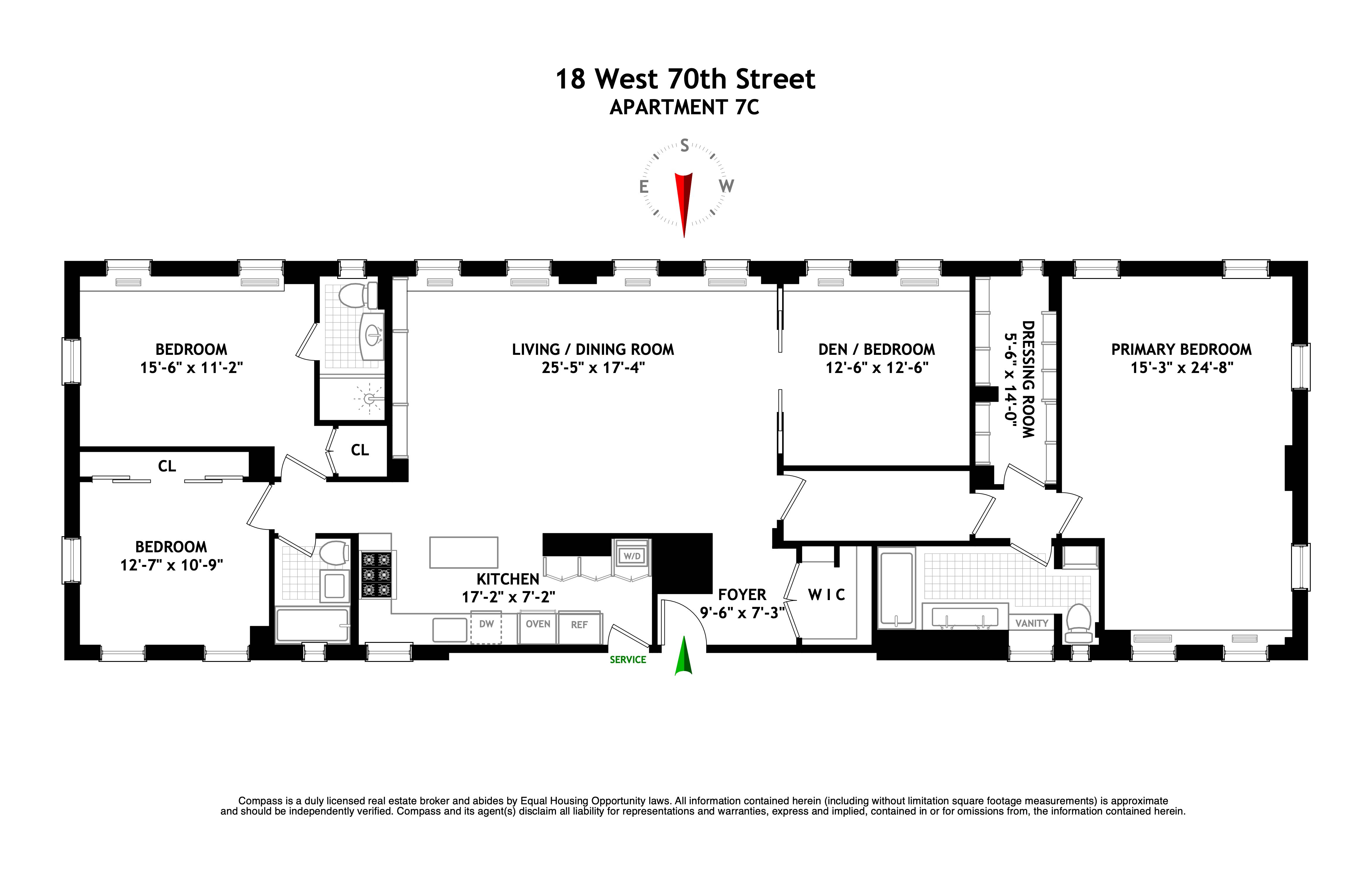 18 West 70th Street, Unit 7C Manhattan, NY 10023 - Photo 17 of 17