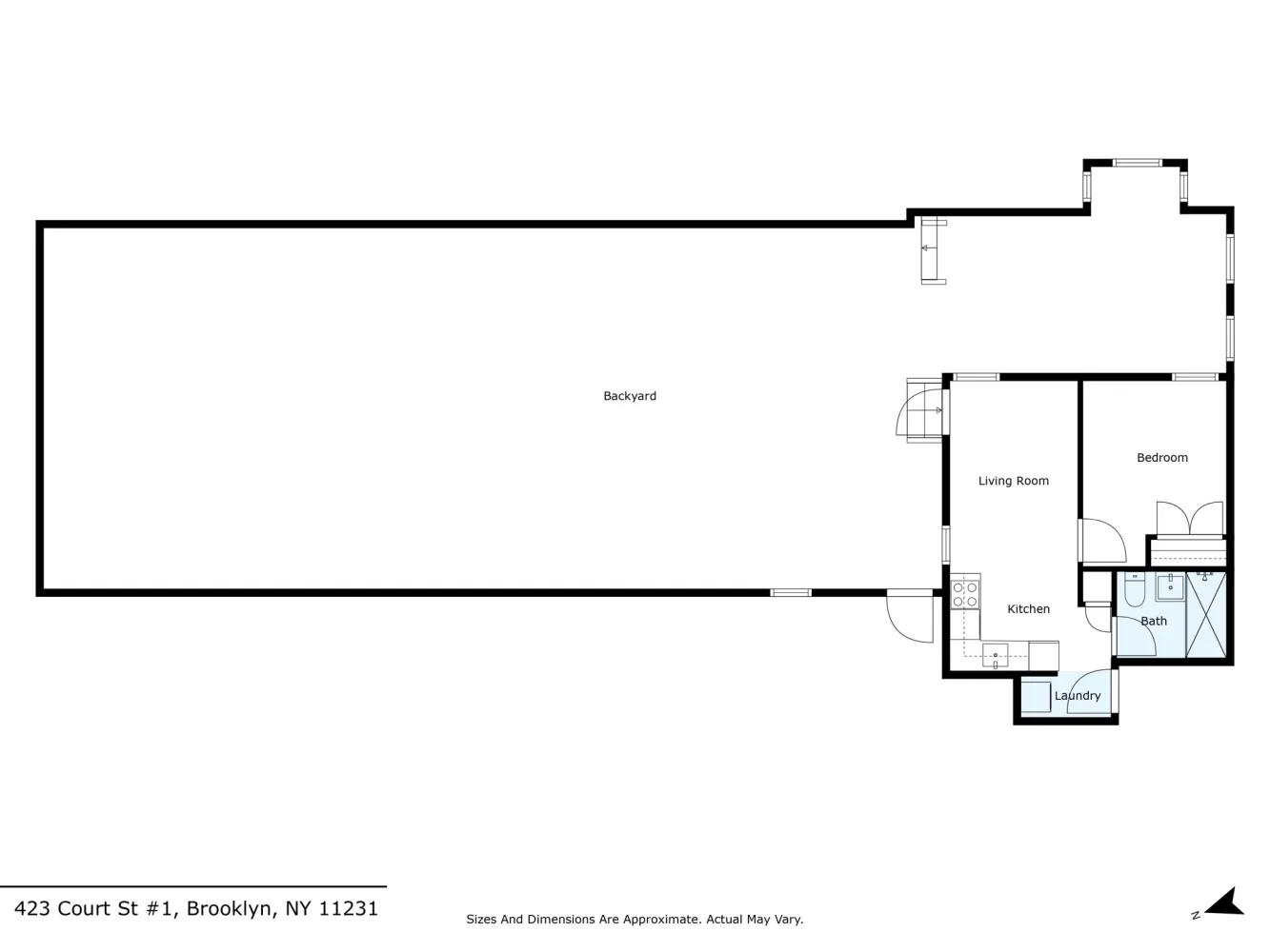 $4,295 | 423 Court Street, Unit 1 | Carroll Gardens