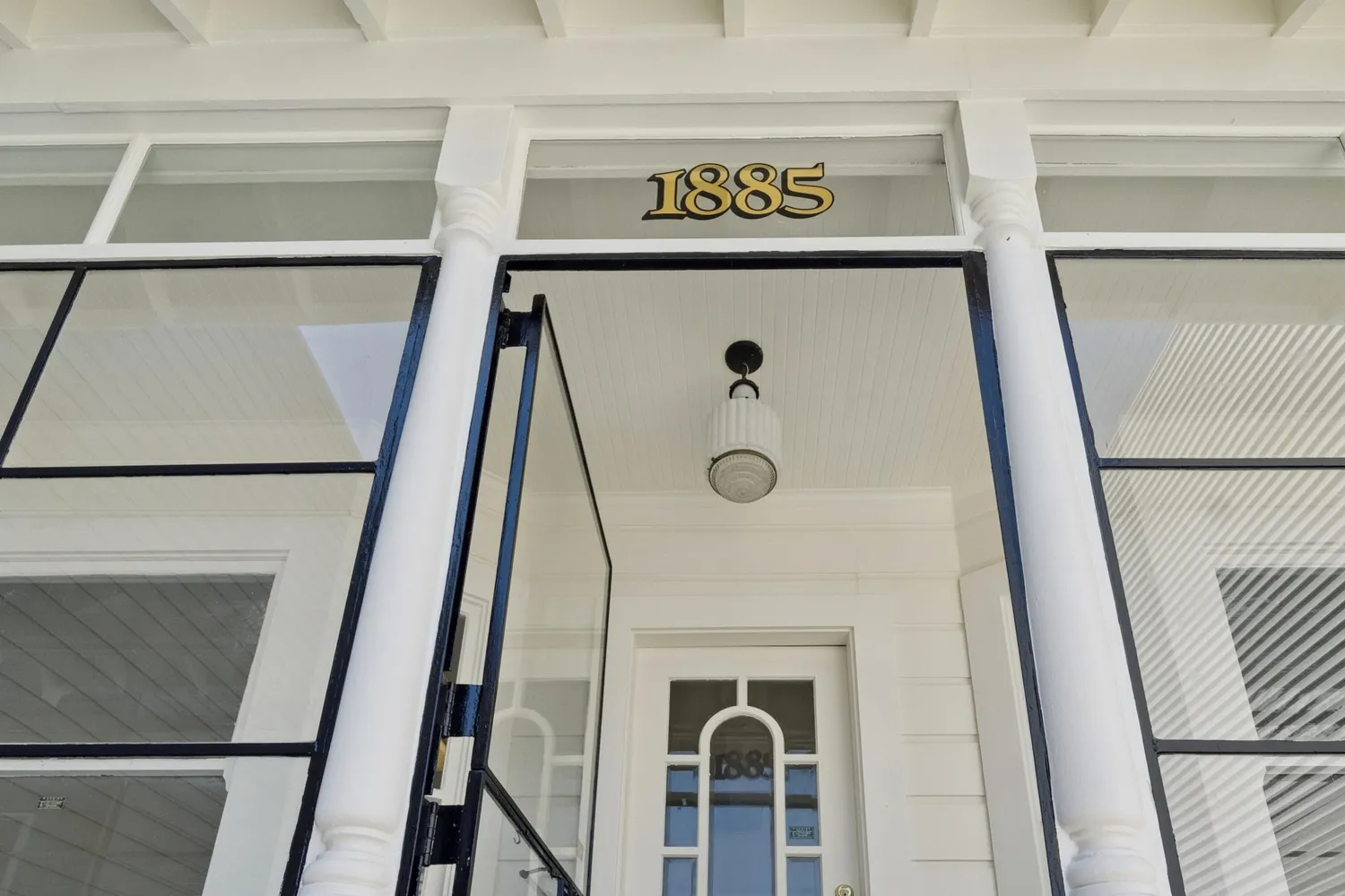 a view of bathroom with a shower