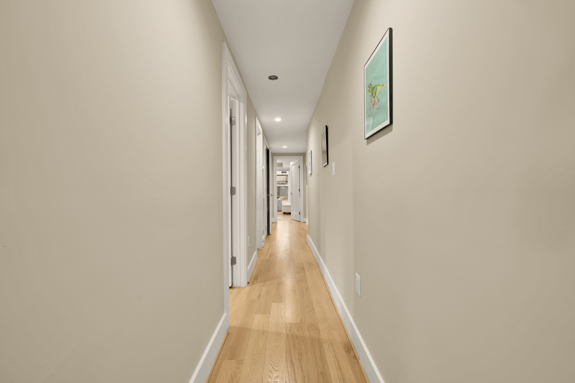 14 T Street Northeast, Unit 1 Washington, DC 20002 - Photo 23 of 39 a view of a hallway with wooden floor