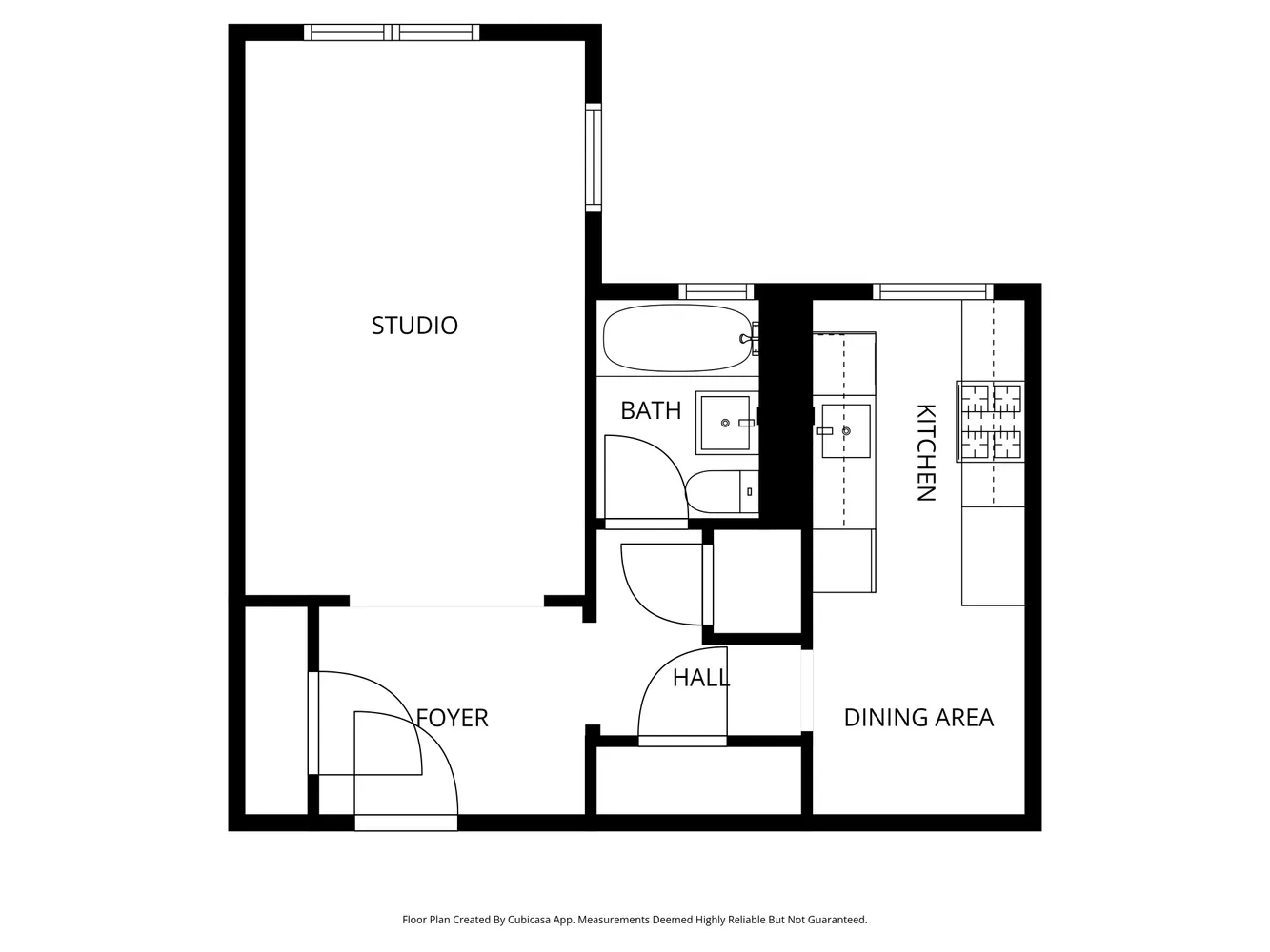 a picture of a bench in front of a mirror