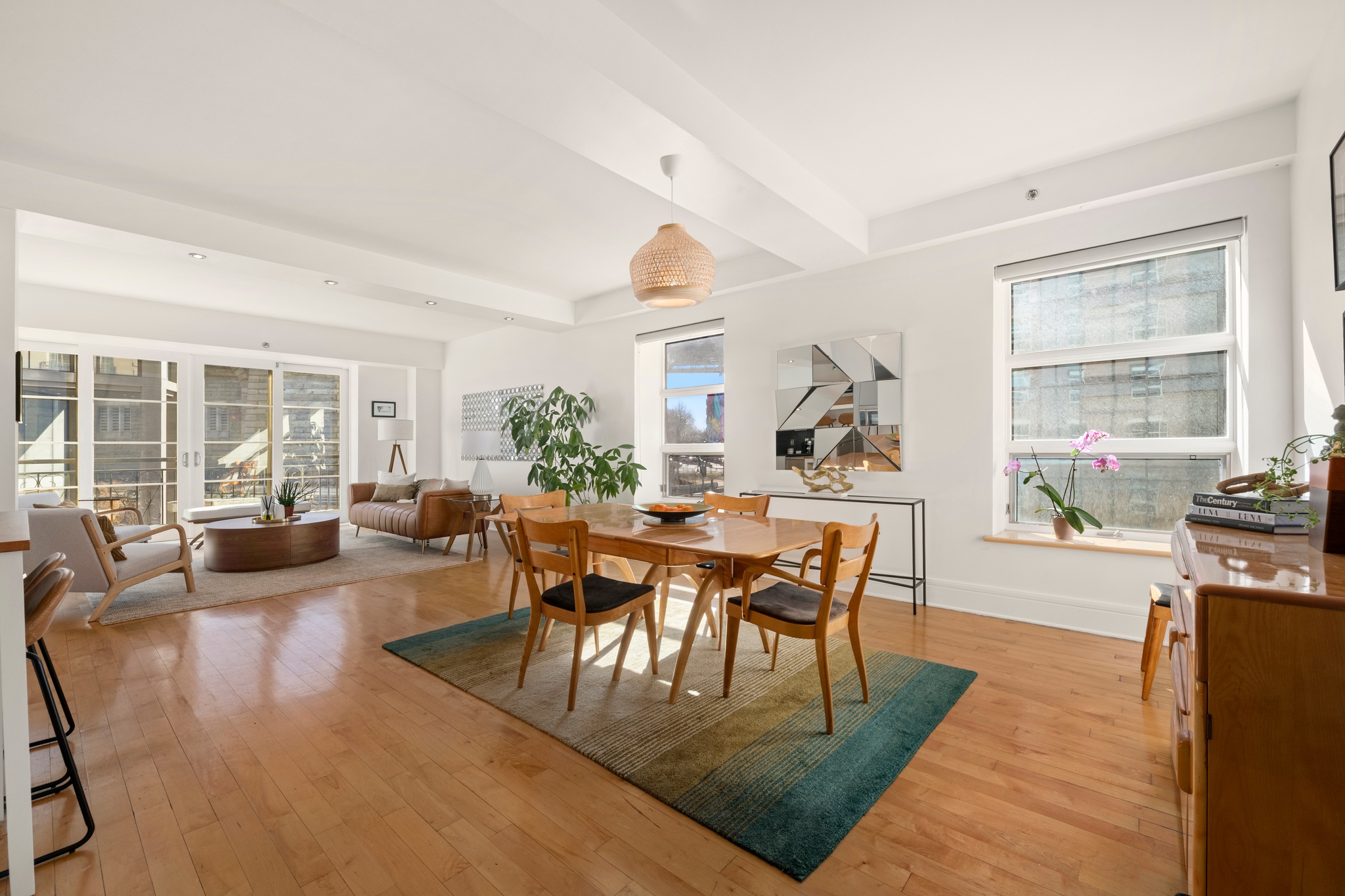 57 Front Street, Unit 303 Brooklyn, NY 11201 - Photo 4 of 15 a view of a dining room with furniture window and outside view