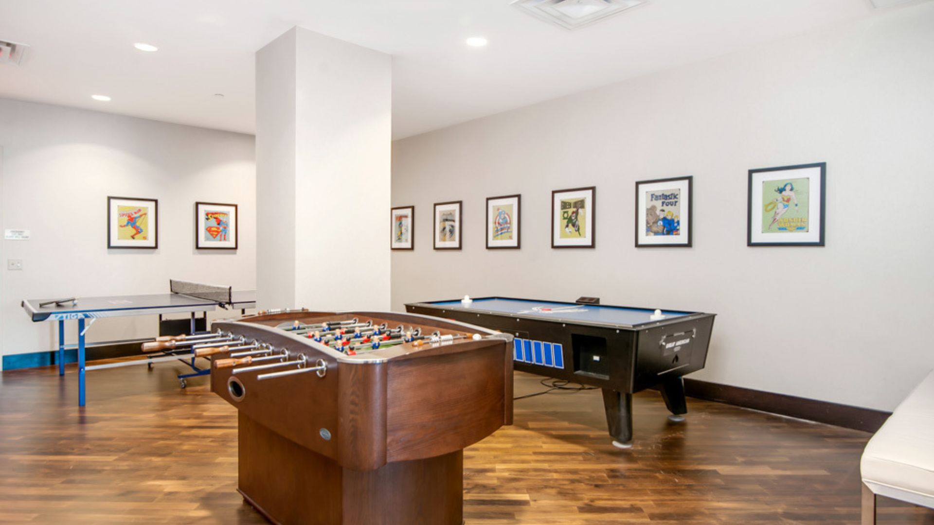 34 North 7th Street, Unit 6Y Brooklyn, NY 11249 - Photo 12 of 20 a living room with furniture and a dining table with wooden floor