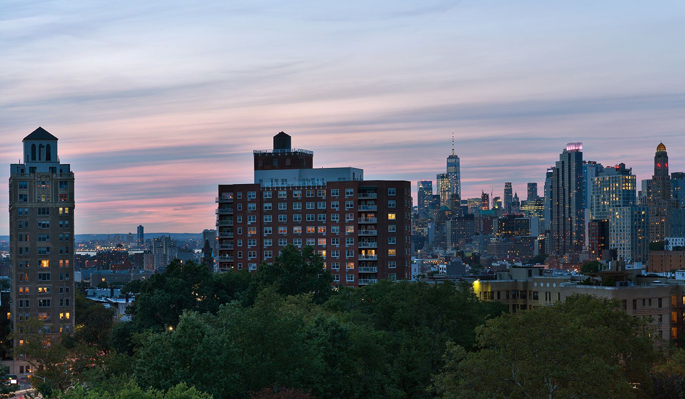 1 Grand Army Plaza, Unit 5E Brooklyn, NY 11238 - Photo 14 of 21 a view of a city with tall buildings in front of it