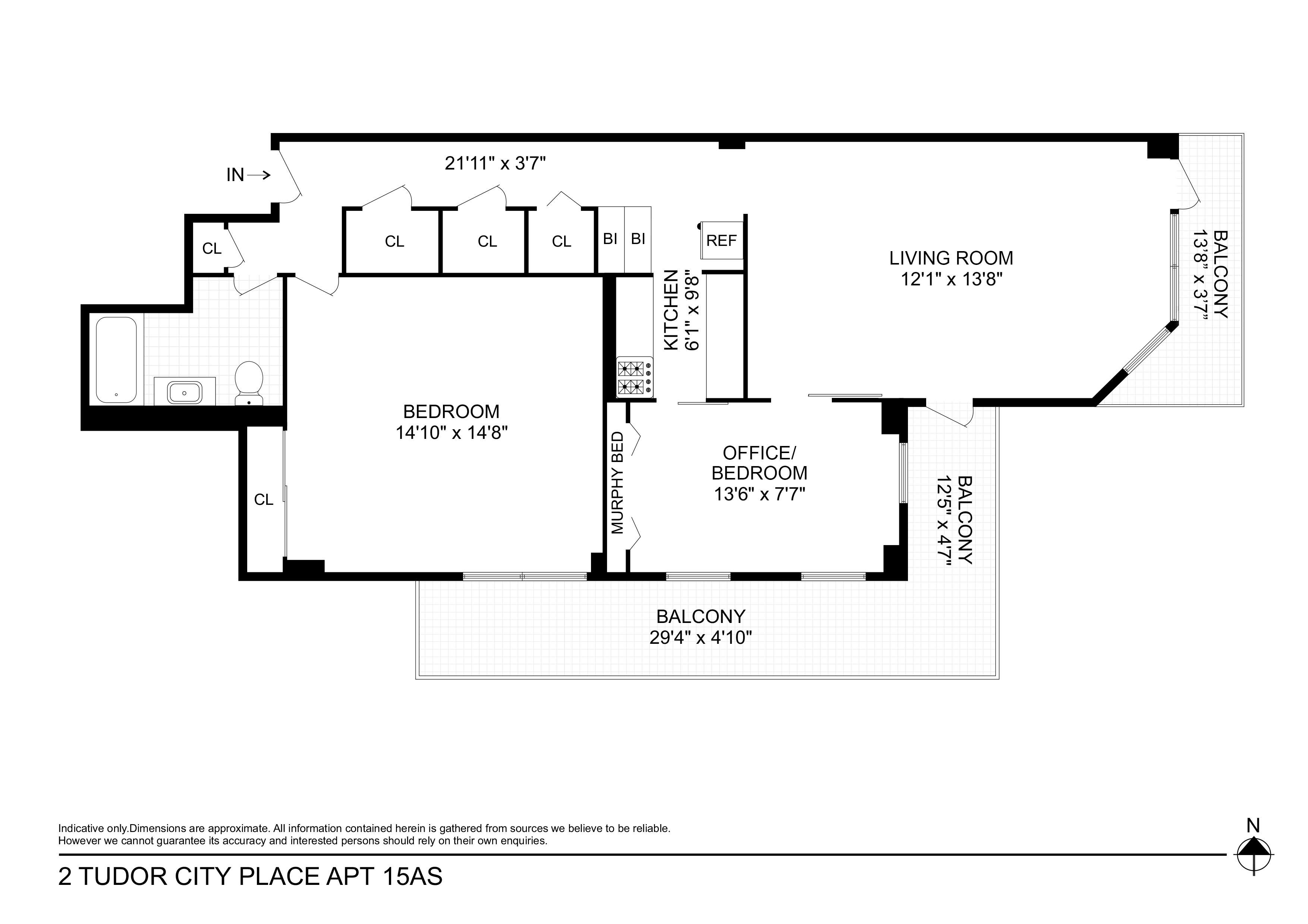 2 Tudor City Place 15AS Tudor City New York NY 10017