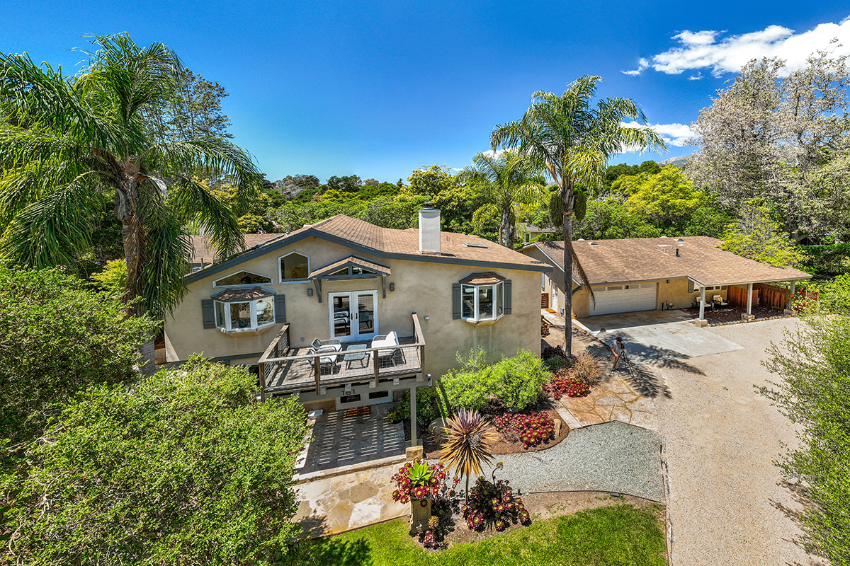 161 Loureyro Road Montecito, CA 93108 - Photo 46 of 52 a house view with a garden space