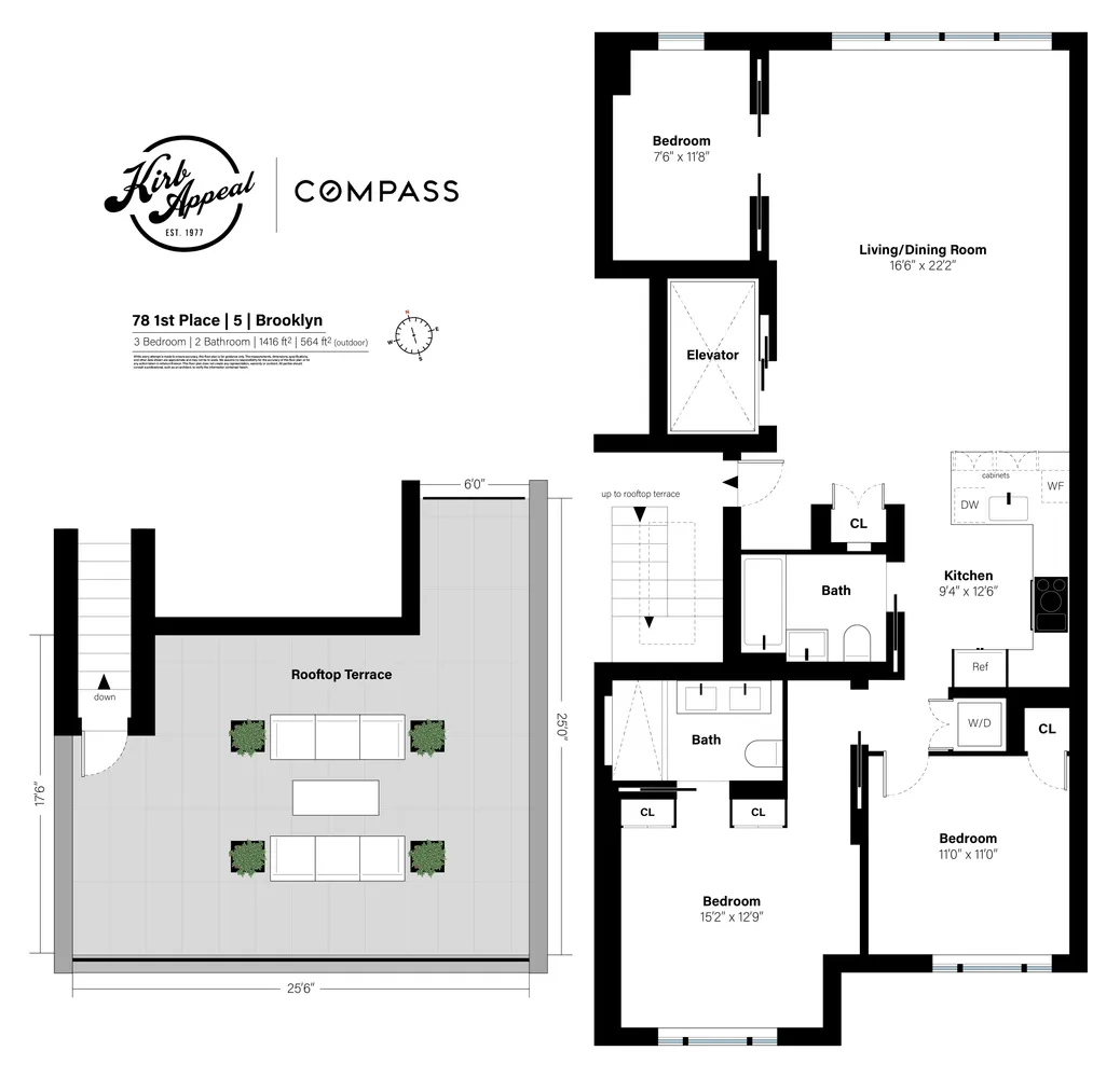 $11,000 | 78 1st Place, Unit 5 | Carroll Gardens