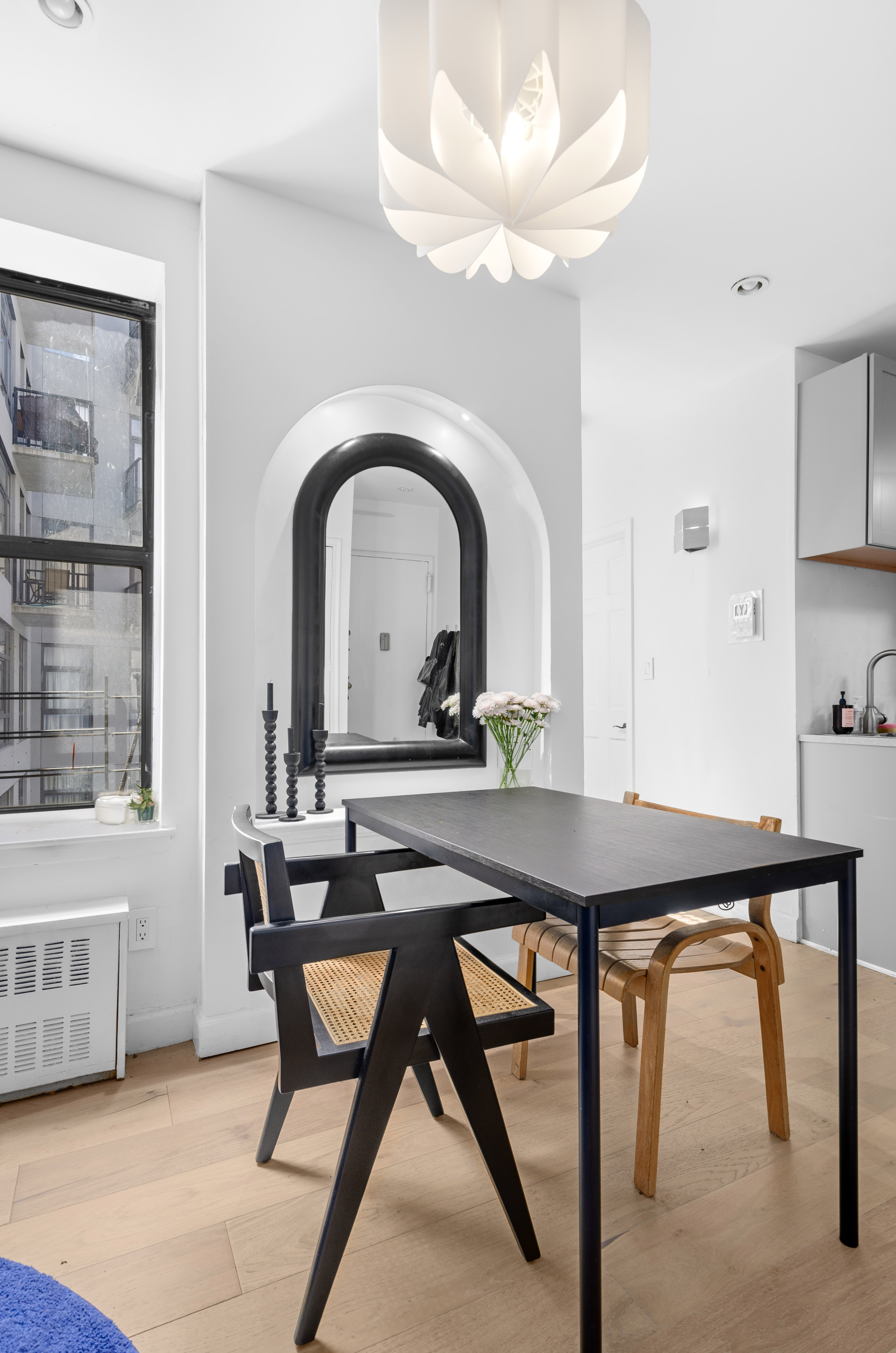 101 Linden Street, Unit 2D Brooklyn, NY 11221 - Photo 2 of 9 a dining room with furniture and window