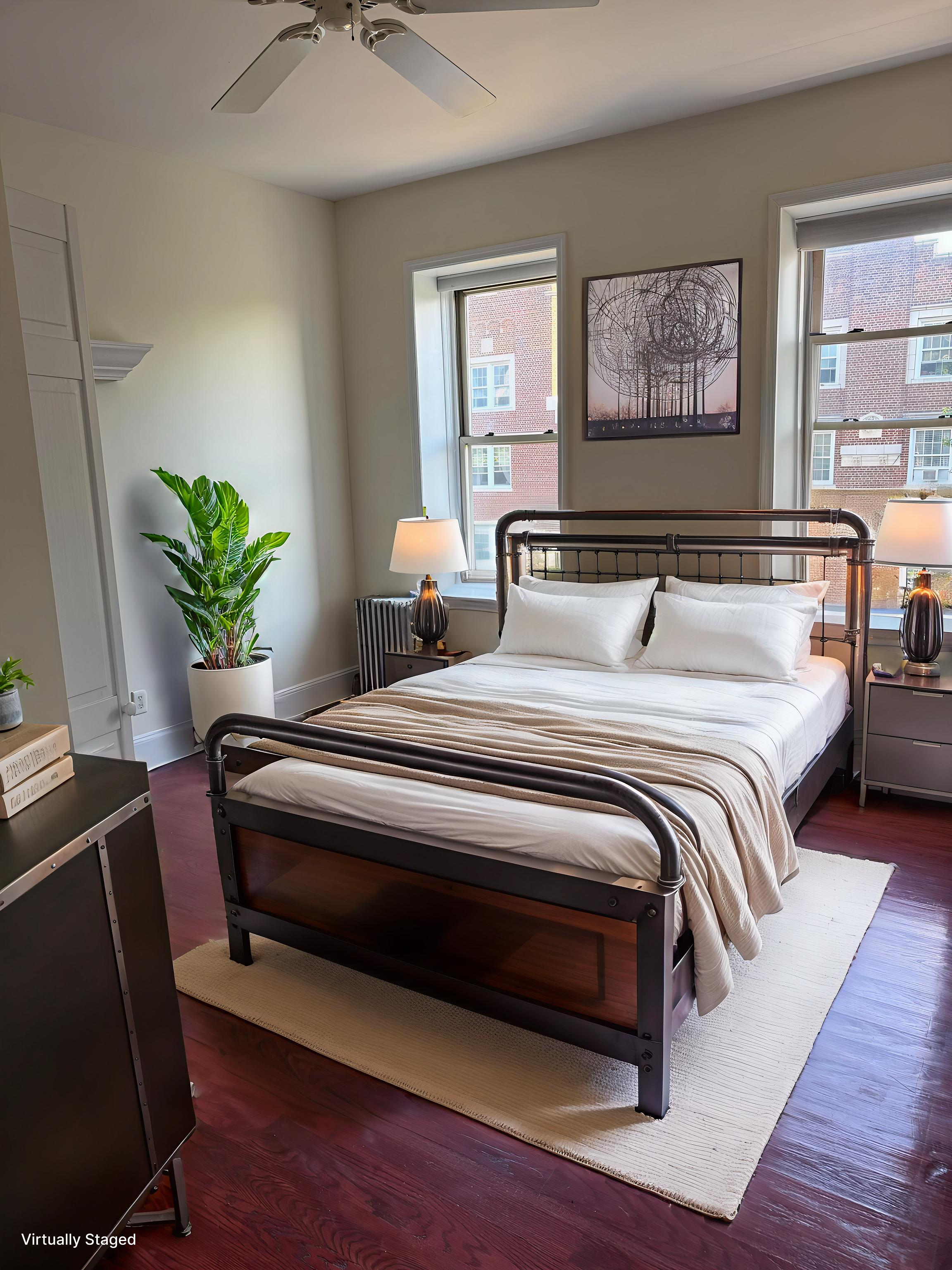 260 Cumberland Street, Unit 21 Brooklyn, NY 11205 - Photo 5 of 13 a bedroom with bed and a window