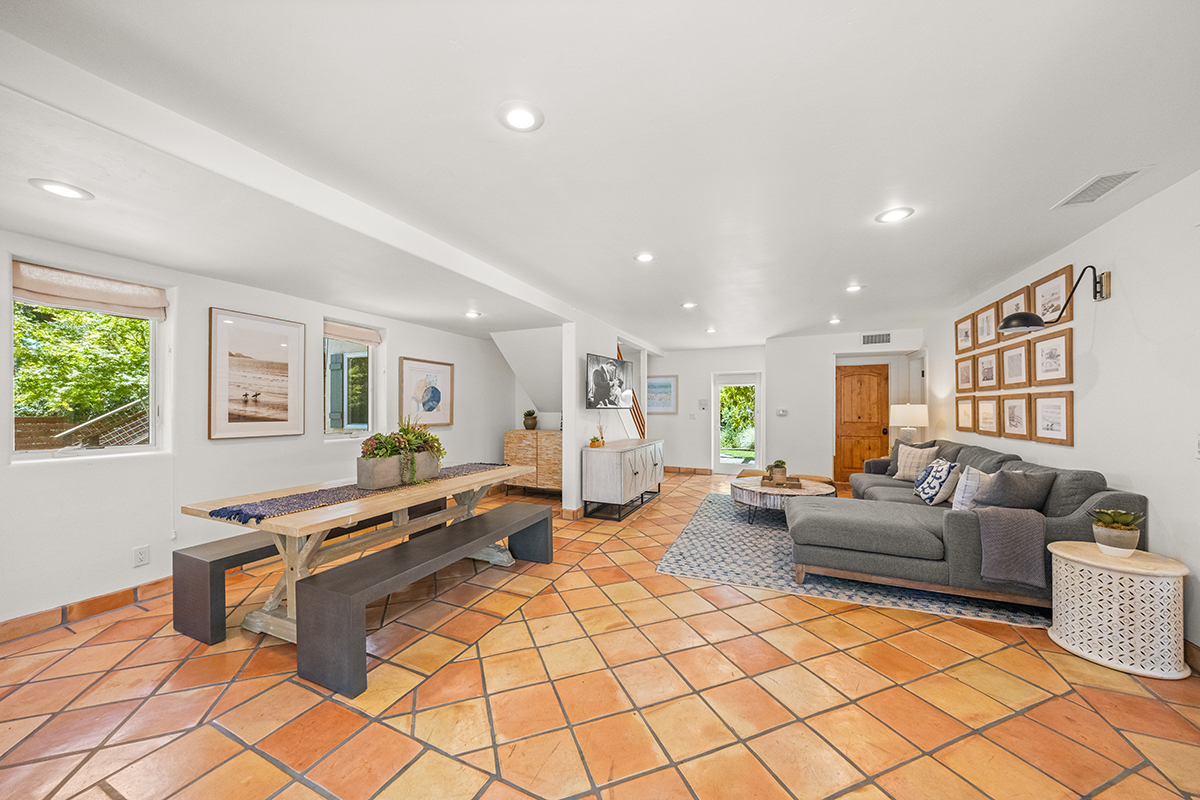 161 Loureyro Road Montecito, CA 93108 - Photo 21 of 52 a living room with furniture and a wooden floor