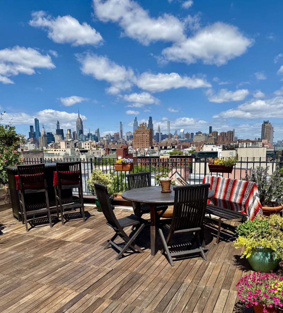 300 East 4th Street, Unit 5CD Manhattan, NY 10009 - Photo 8 of 11 a view of a terrace with seating area
