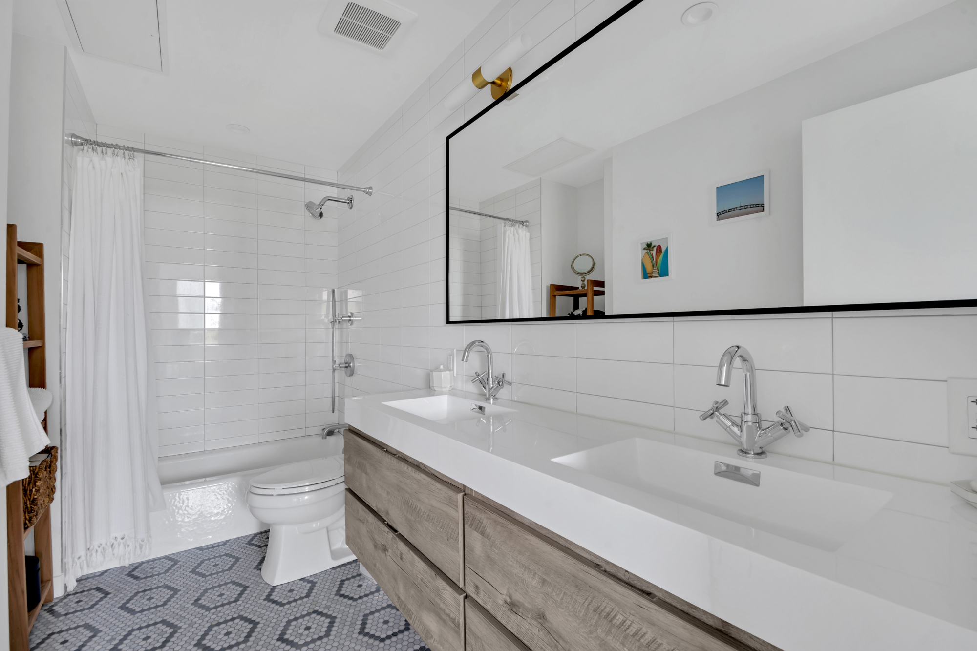 362 13th Street, Unit 3 Brooklyn, NY 11215 - Photo 8 of 12 a bathroom with a sink a toilet and shower