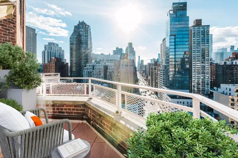 a view of balcony with city view
