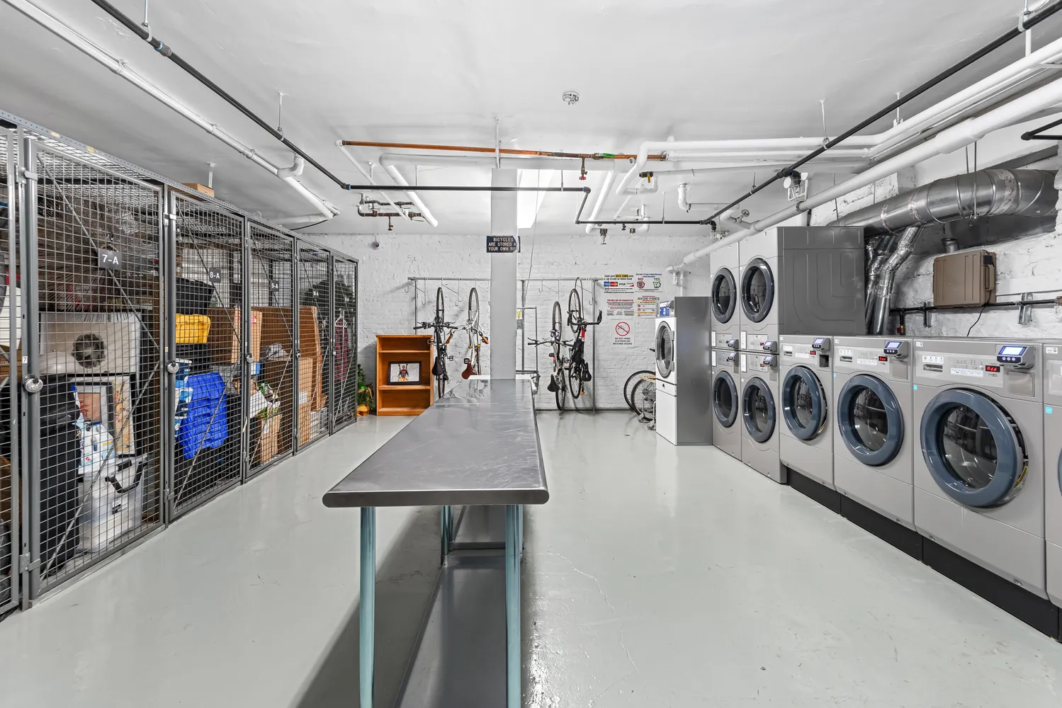 a view of a storage & utility room