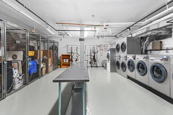 a view of a storage & utility room