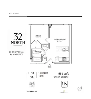 $705,000 | 30-24 32nd Street, Unit 3A | Astoria