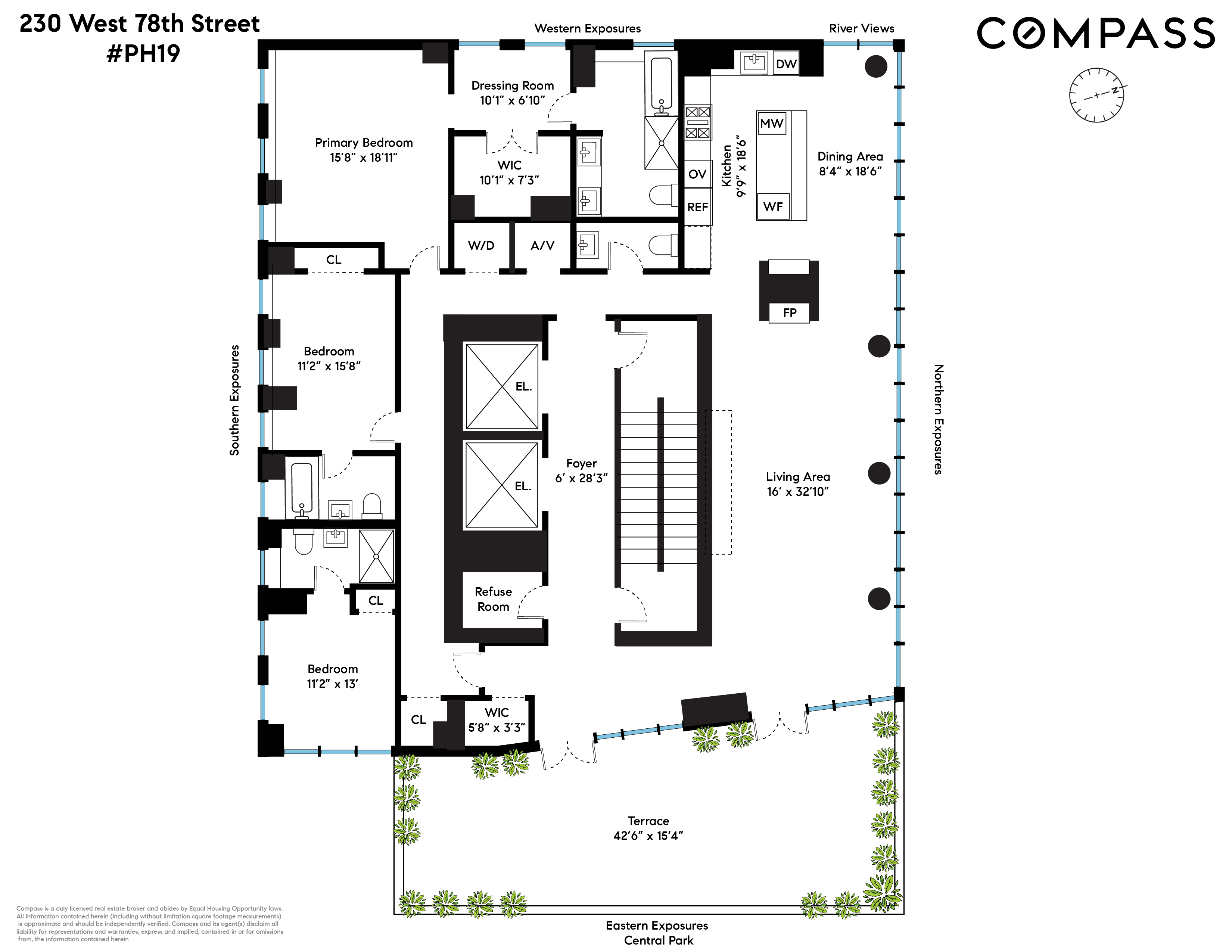 230 West 78th Street, Unit PH19 Manhattan, NY 10024 - Photo 17 of 17 a picture of a bathroom with a shower