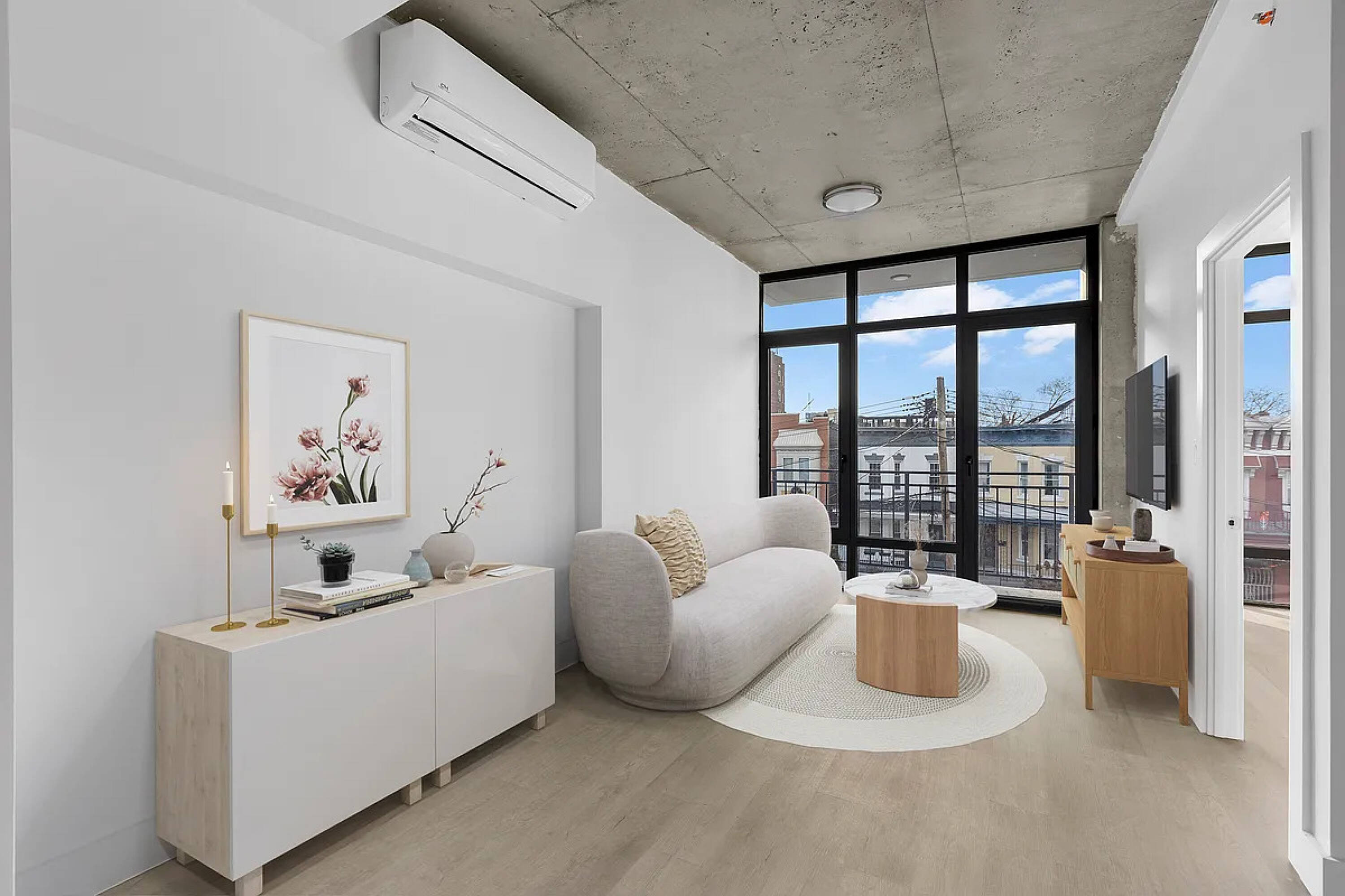 485 East 28th Street Brooklyn, NY 11226 - Photo 6 of 17 a living room with furniture and a large window