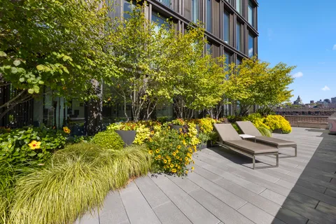 a view of swimming pool with a lounge chairs