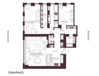 a black and white photo of a room