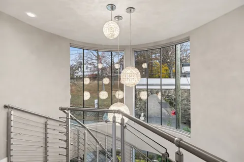 a view of a room with window