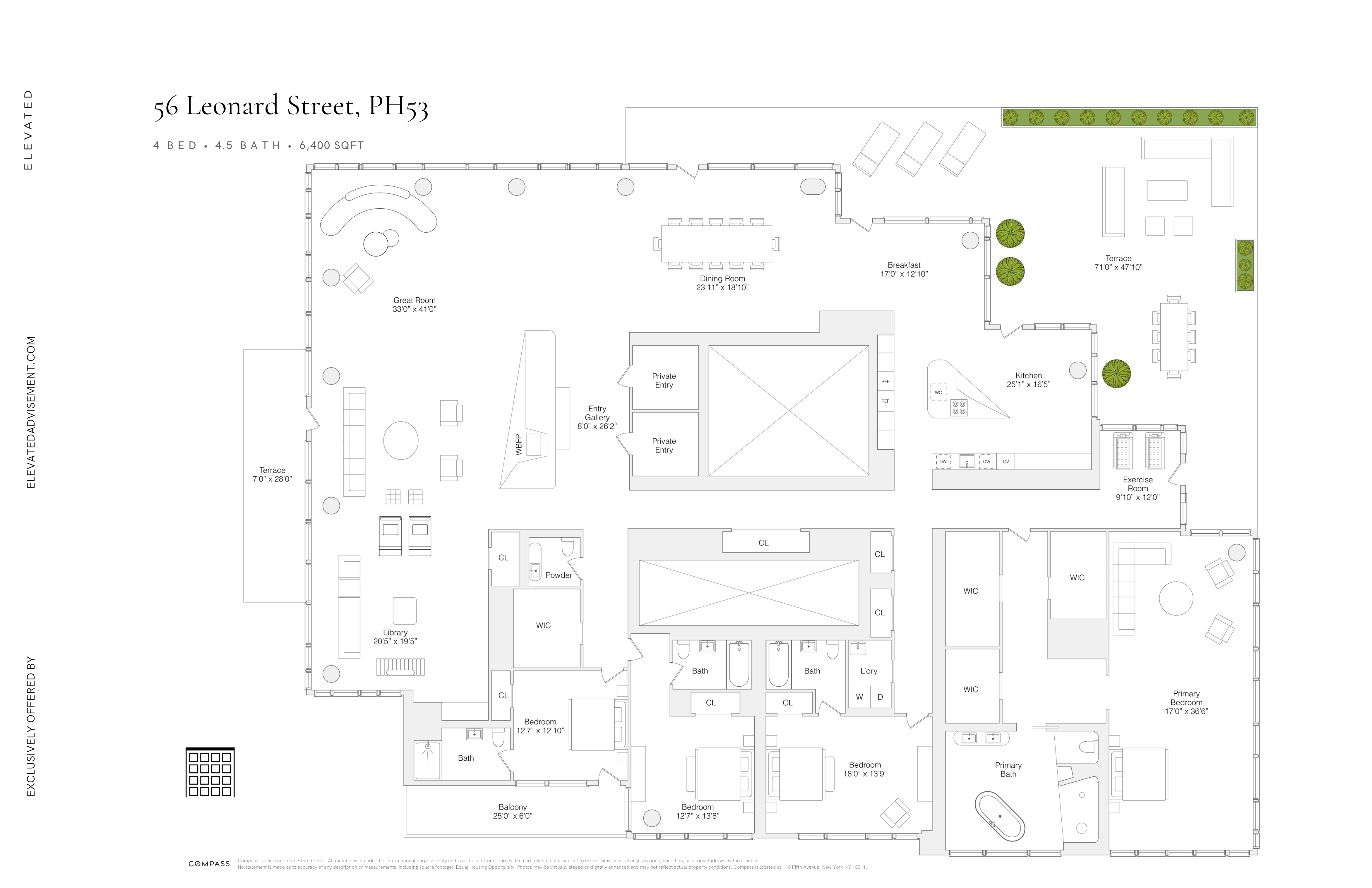 56 Leonard Street, Unit PH53 Manhattan, NY 10013 - Photo 7 of 7