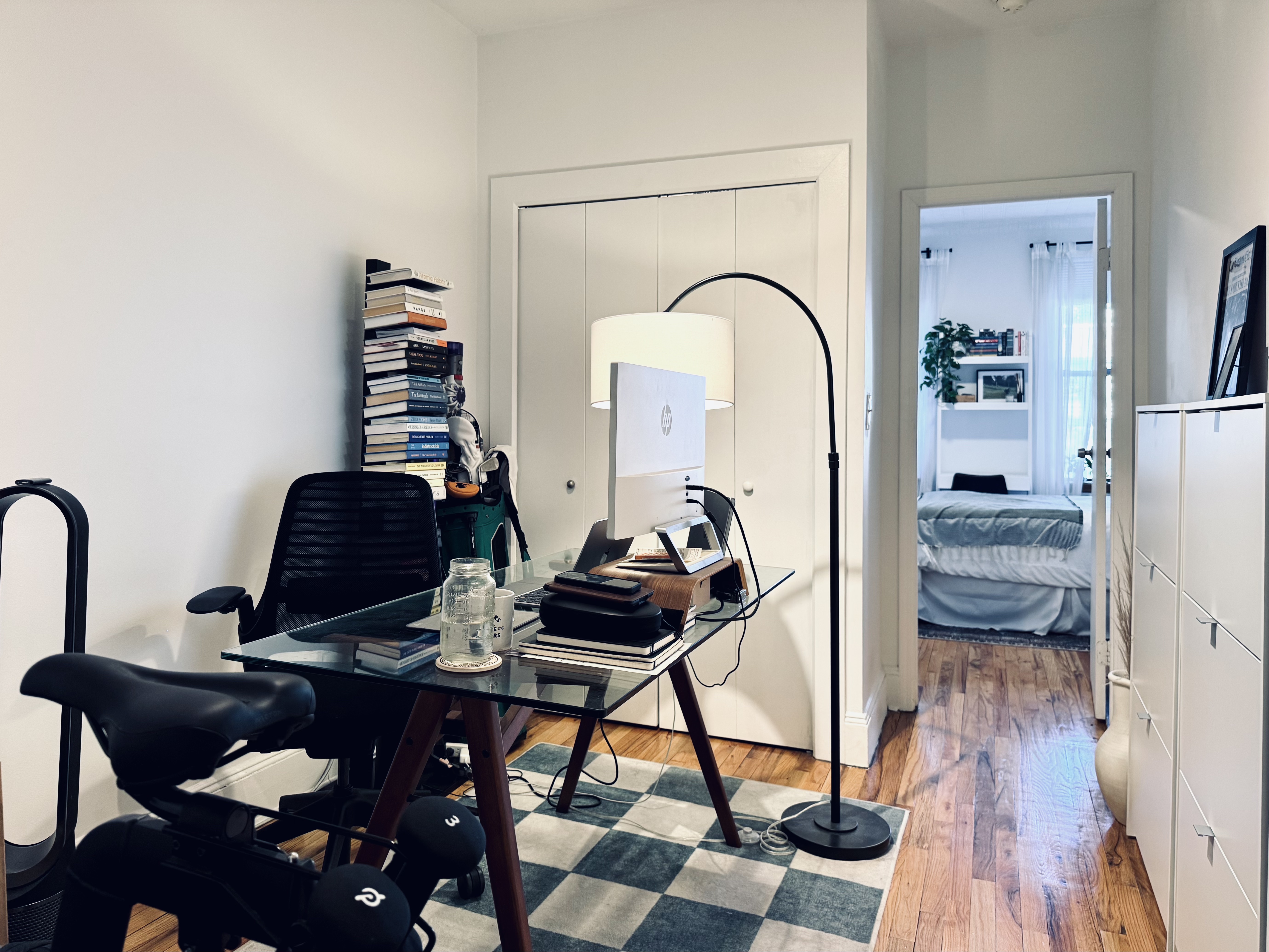 347 5th Avenue, Unit 2R Brooklyn, NY 11215 - Photo 4 of 7 a living room with furniture a rug and a floor to ceiling window