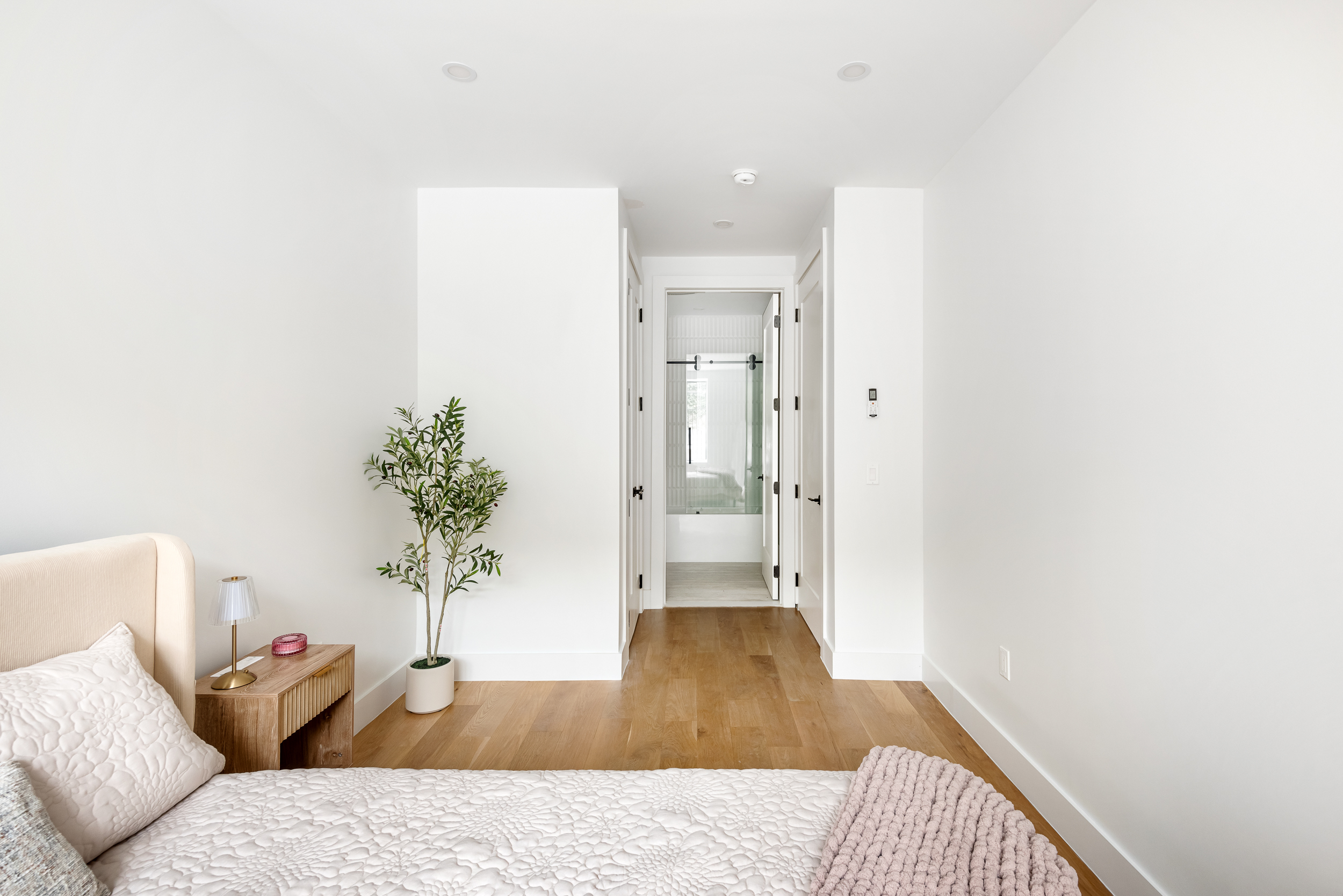 140 Moffat Street, Unit 1 Brooklyn, NY 11207 - Photo 6 of 9 a living room with furniture and a potted plant