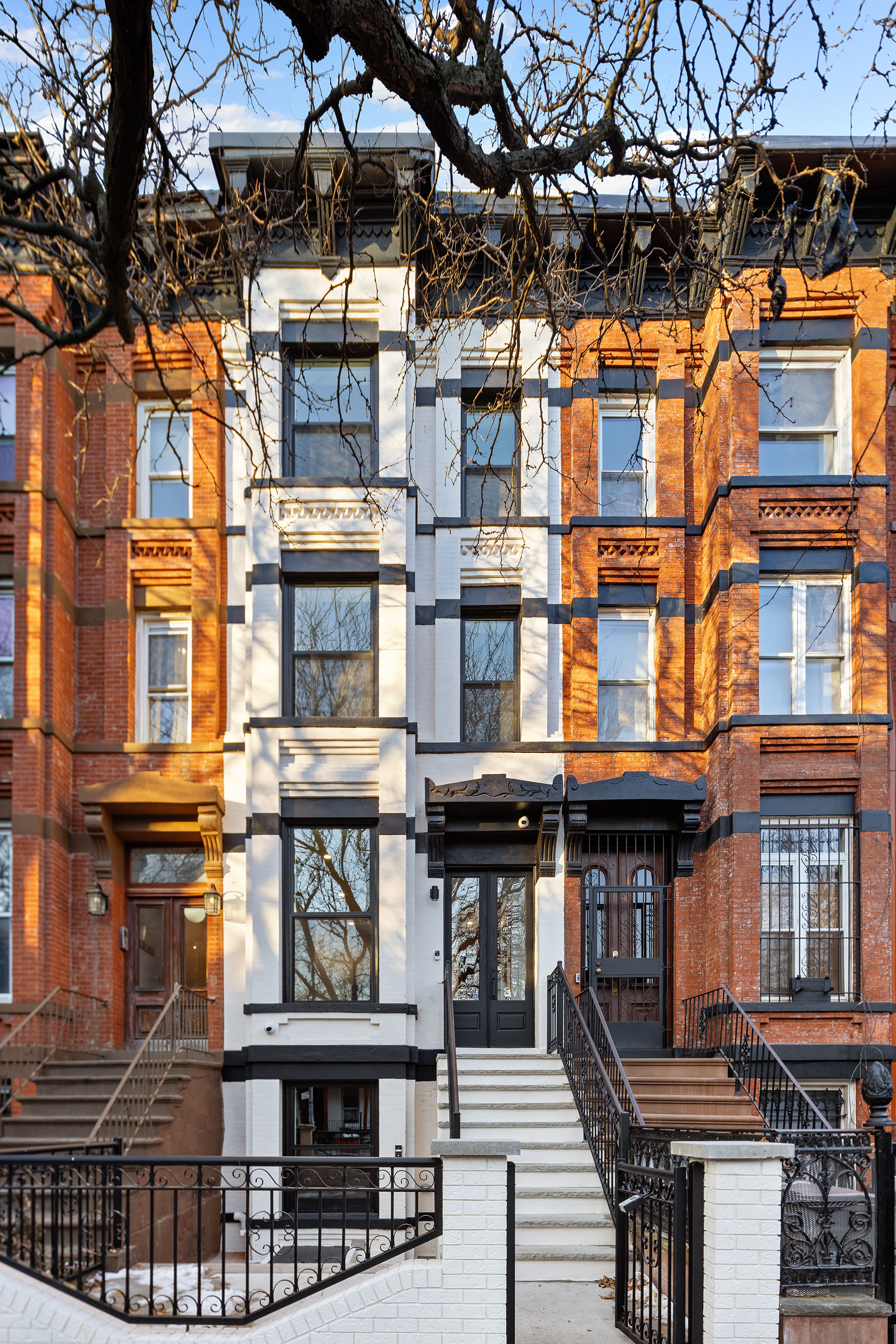 347 A Quincy Street Brooklyn, NY 11216 - Photo 13 of 15 a front view of a building with glass windows