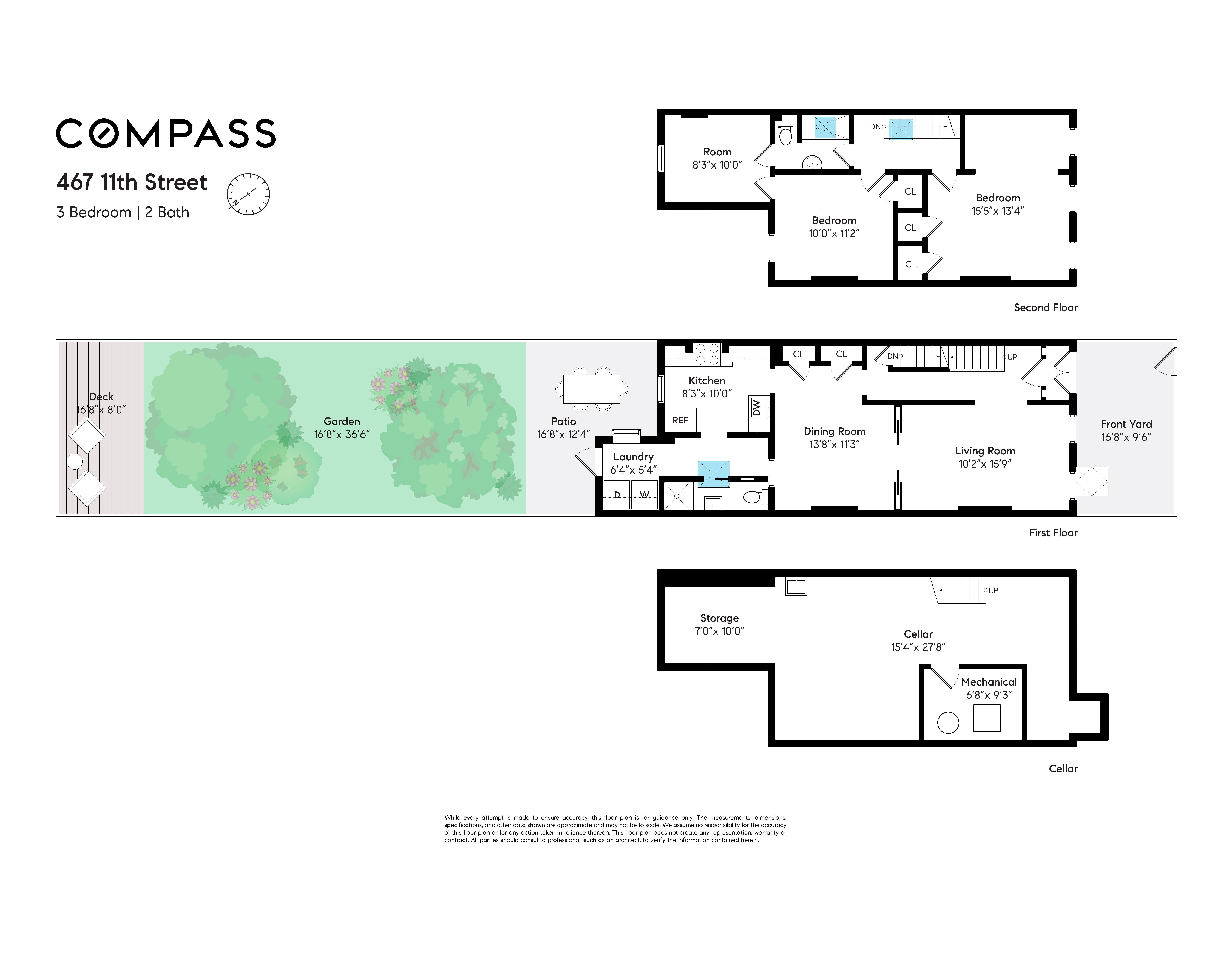 467 11th Street Brooklyn, NY 11215 - Photo 14 of 14 a picture of a floor plan