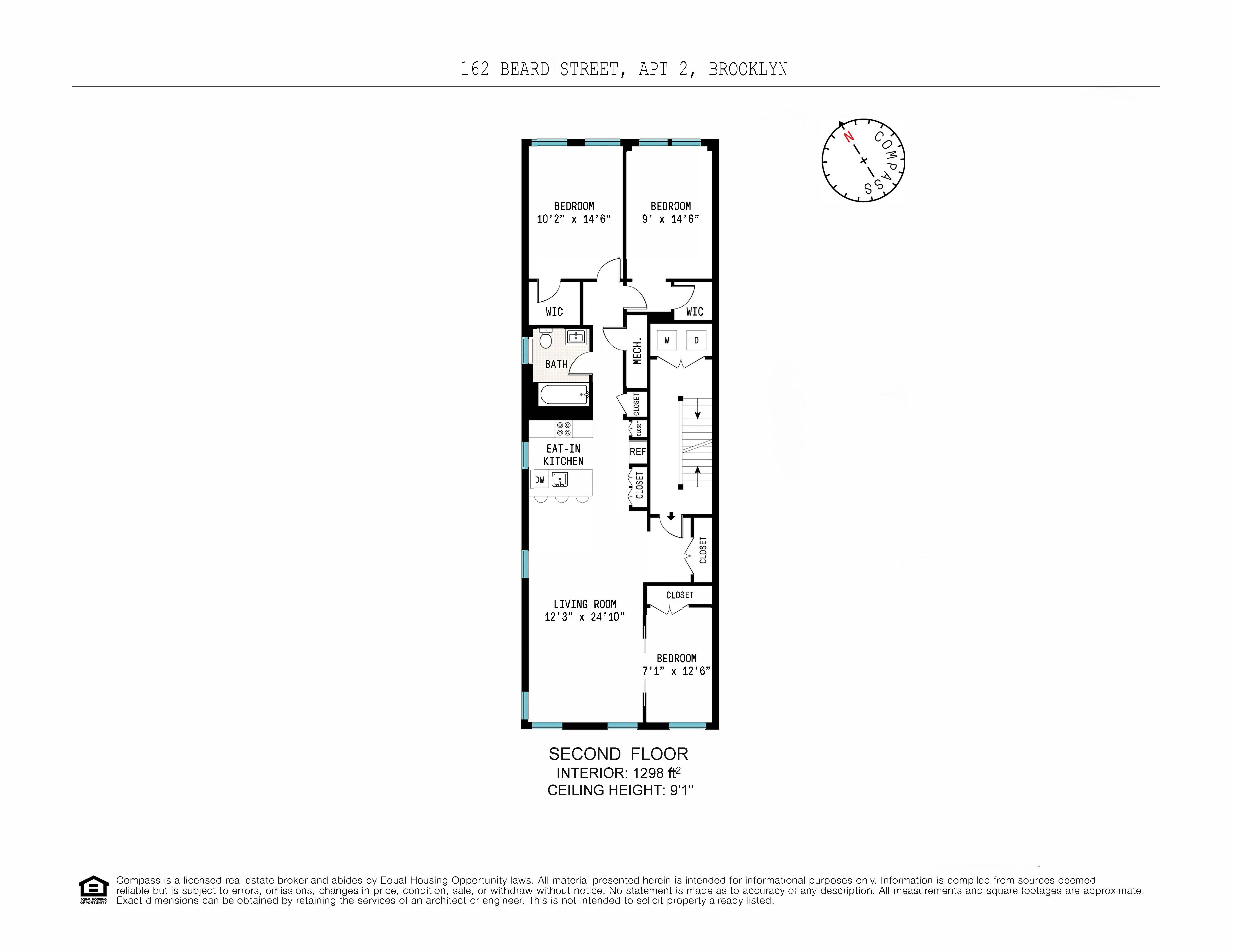162 Beard Street, Unit 2 Brooklyn, NY 11231 - Photo 11 of 11 a picture of a floor plan