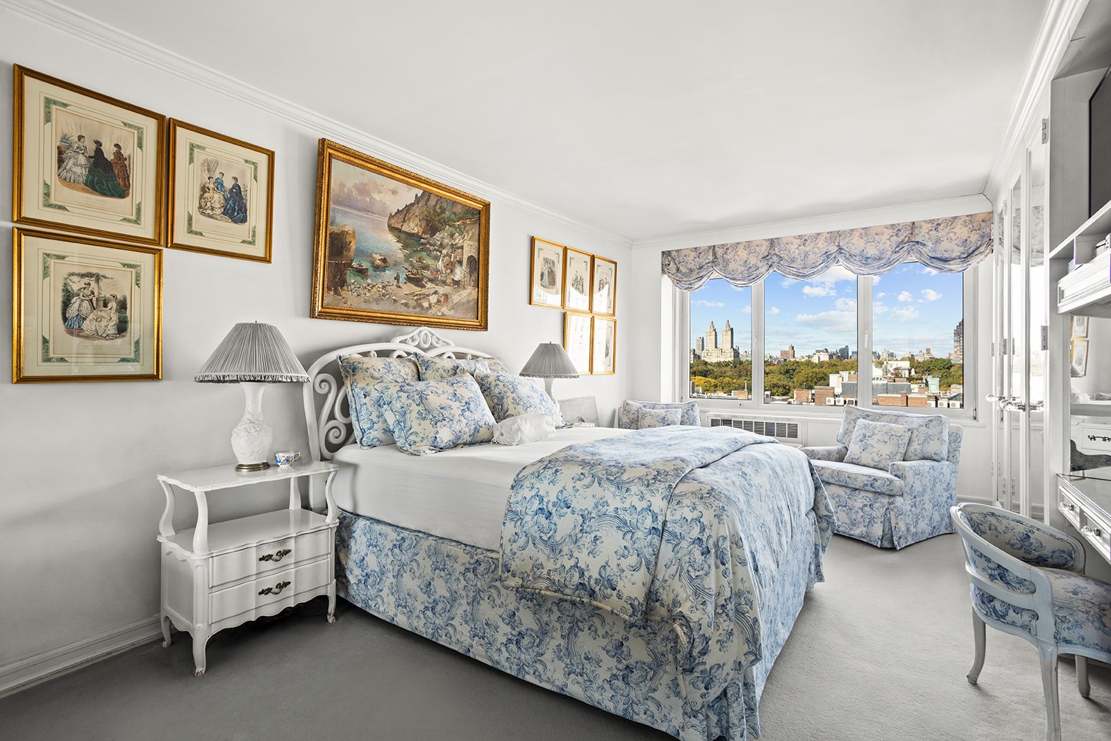 50 East 79th Street, Unit 12B Manhattan, NY 10075 - Photo 6 of 13 a spacious bedroom with a bed and a large window