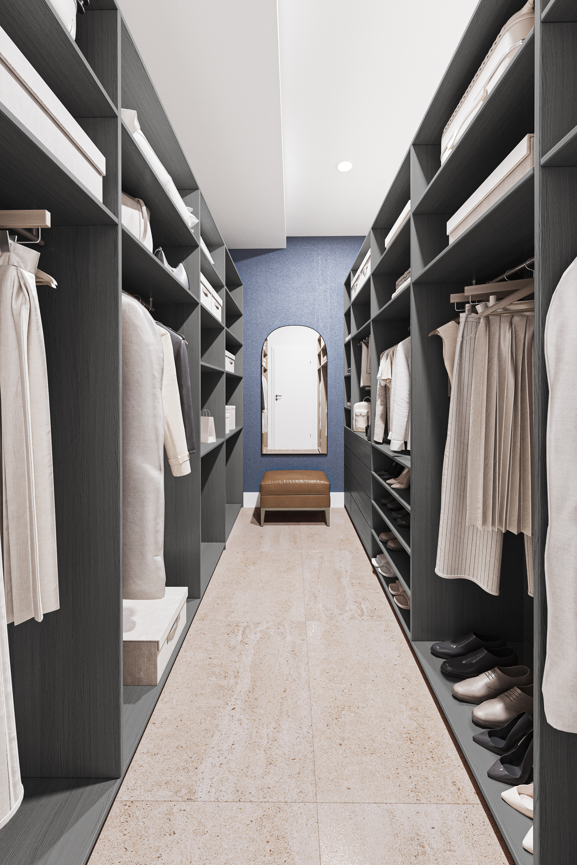 222 Withers Street, Unit 1A Brooklyn, NY 11211 - Photo 8 of 15 a hallway with a white car parked in the back