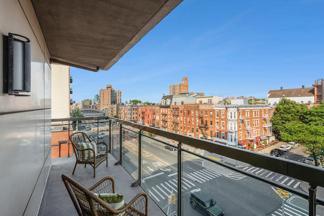 500 4th Avenue, Unit 7C Brooklyn, NY 11215 - Photo 9 of 12 a view of a balcony with chairs