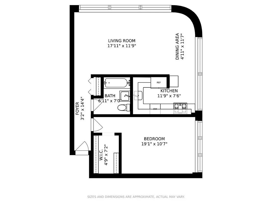 300 East 90th Street, Unit 6D Manhattan, NY 10128 - Photo 7 of 7 a picture of a bench in front of a door