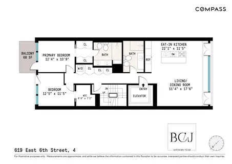 $2,450,000 | 619 East 6th Street, Unit 4 | East Village