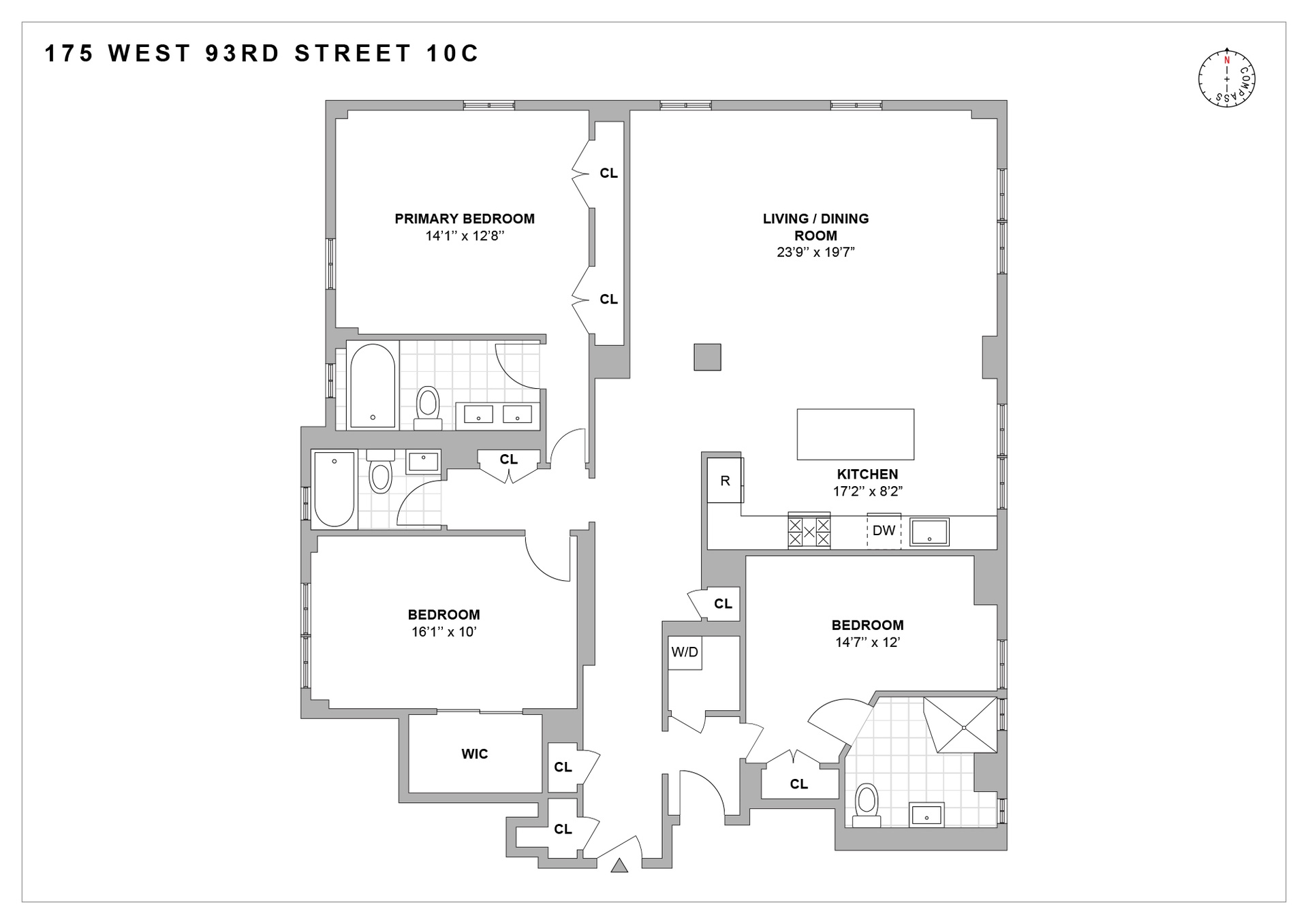 175 West 93rd Street, Unit 10C Manhattan, NY 10025 - Photo 16 of 16 unknown