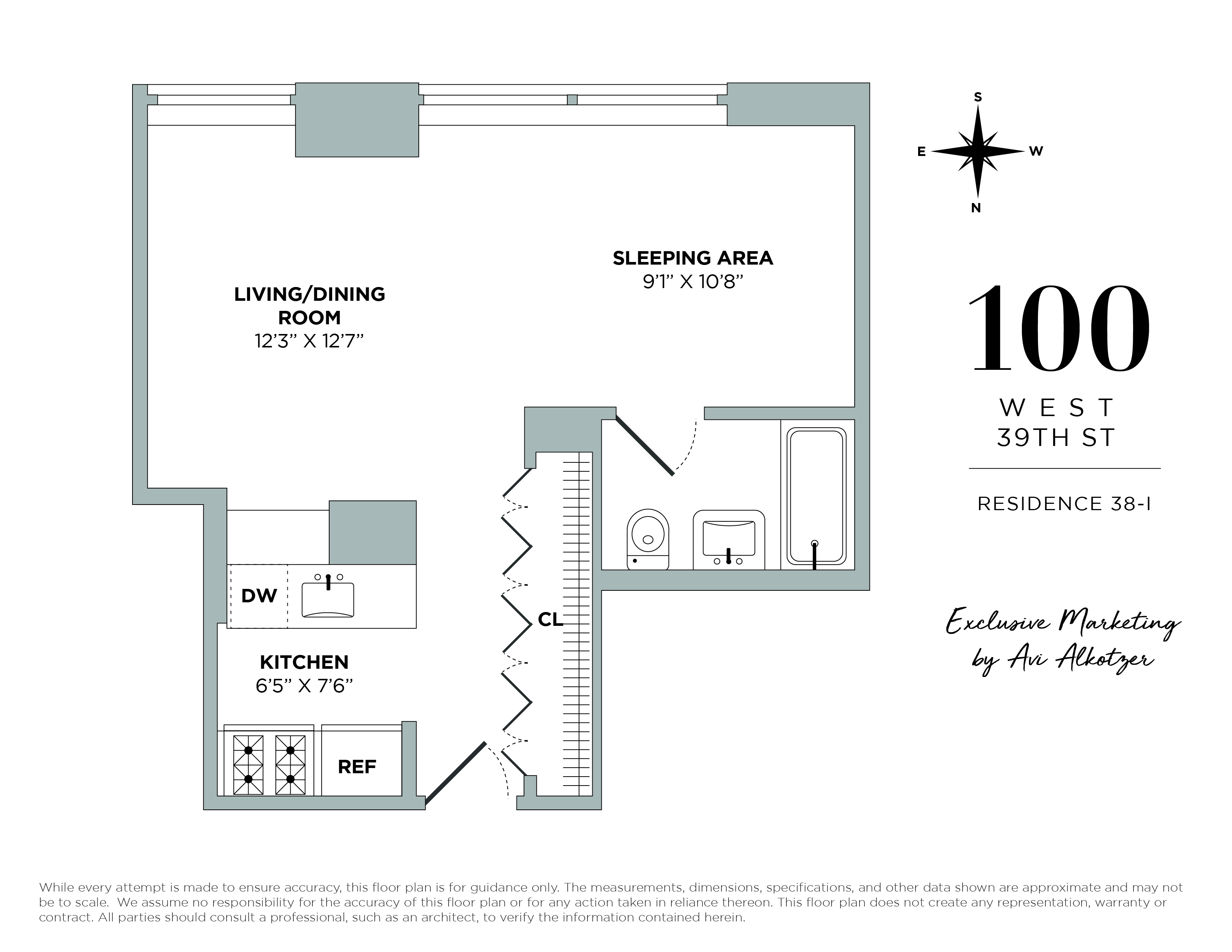 100 West 39th Street, Unit 38I Manhattan, NY 10018 - Photo 10 of 10 Gallery Image 10