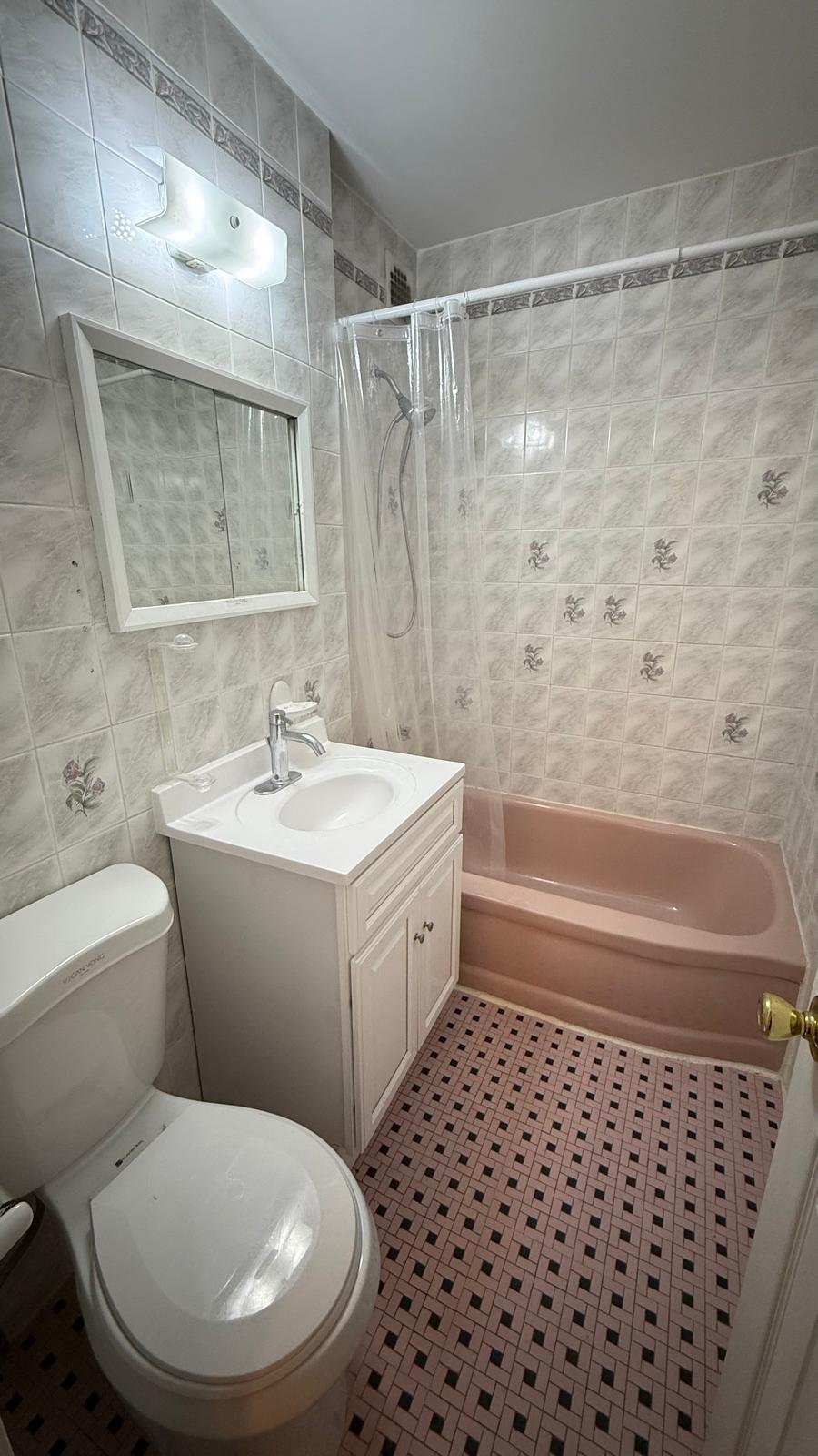 2665 Homecrest Avenue, Unit 4ZC Brooklyn, NY 11235 - Photo 7 of 9 a bathroom with a sink toilet and shower