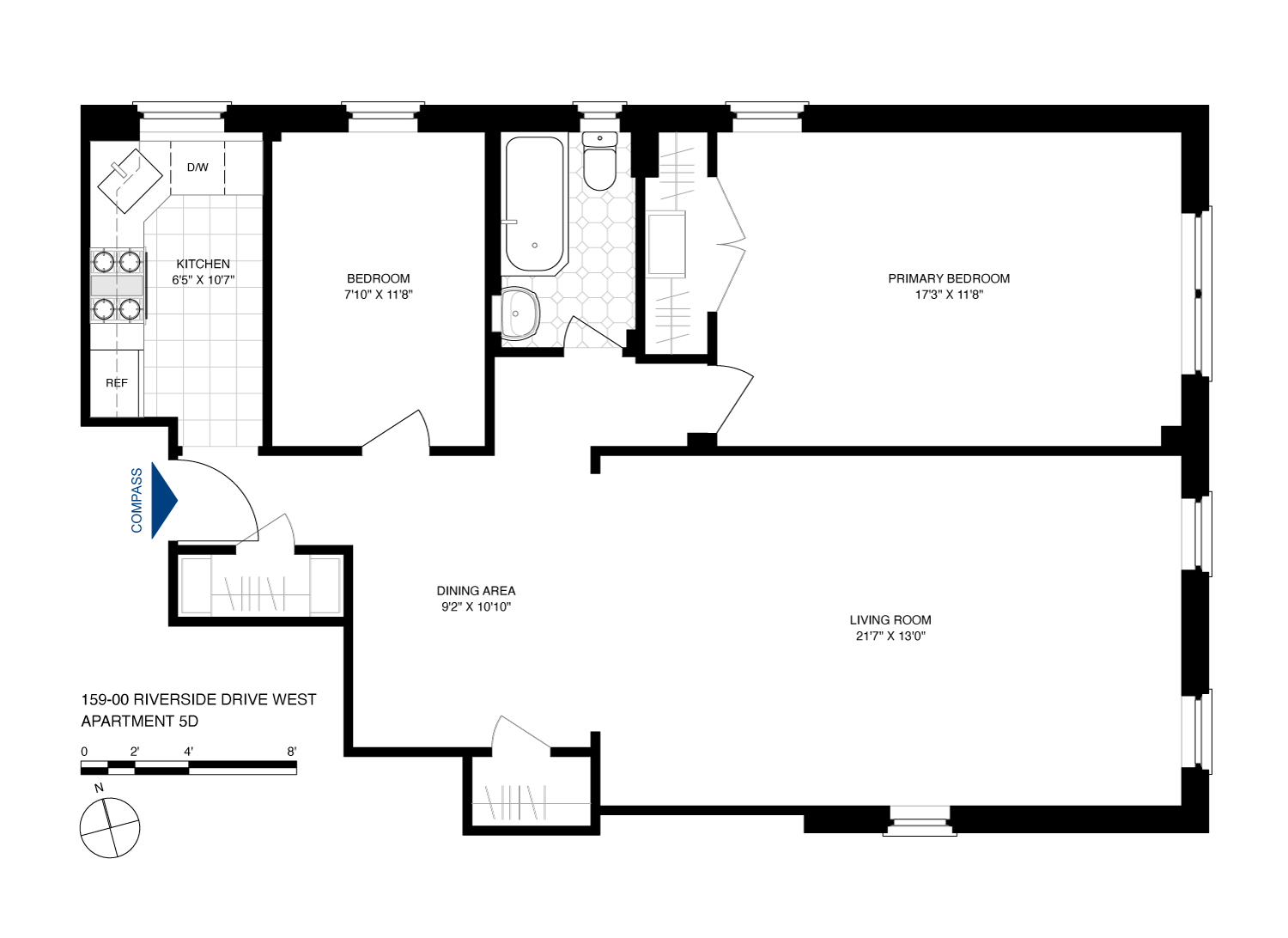 159-00 Riverside Drive West, Unit 5D Manhattan, NY 10032 - Photo 17 of 17 Gallery Image 17