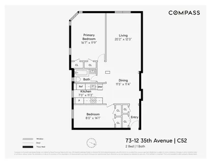 $675,000 | 73-12 35th Avenue, Unit C52 | Jackson Heights
