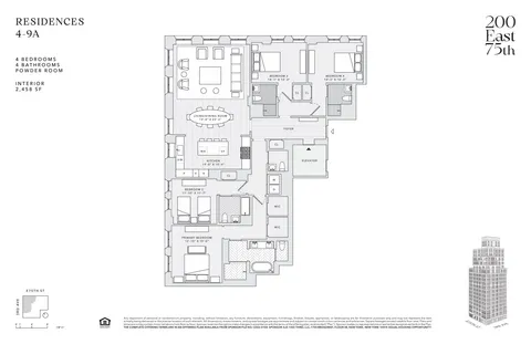 $6,400,000 | 200 East 75th Street, Unit 7A | Lenox Hill