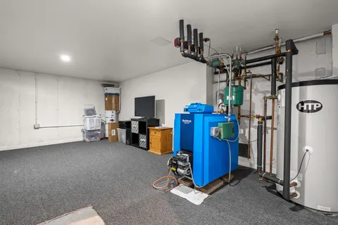 a view of a storage & utility room with stuff